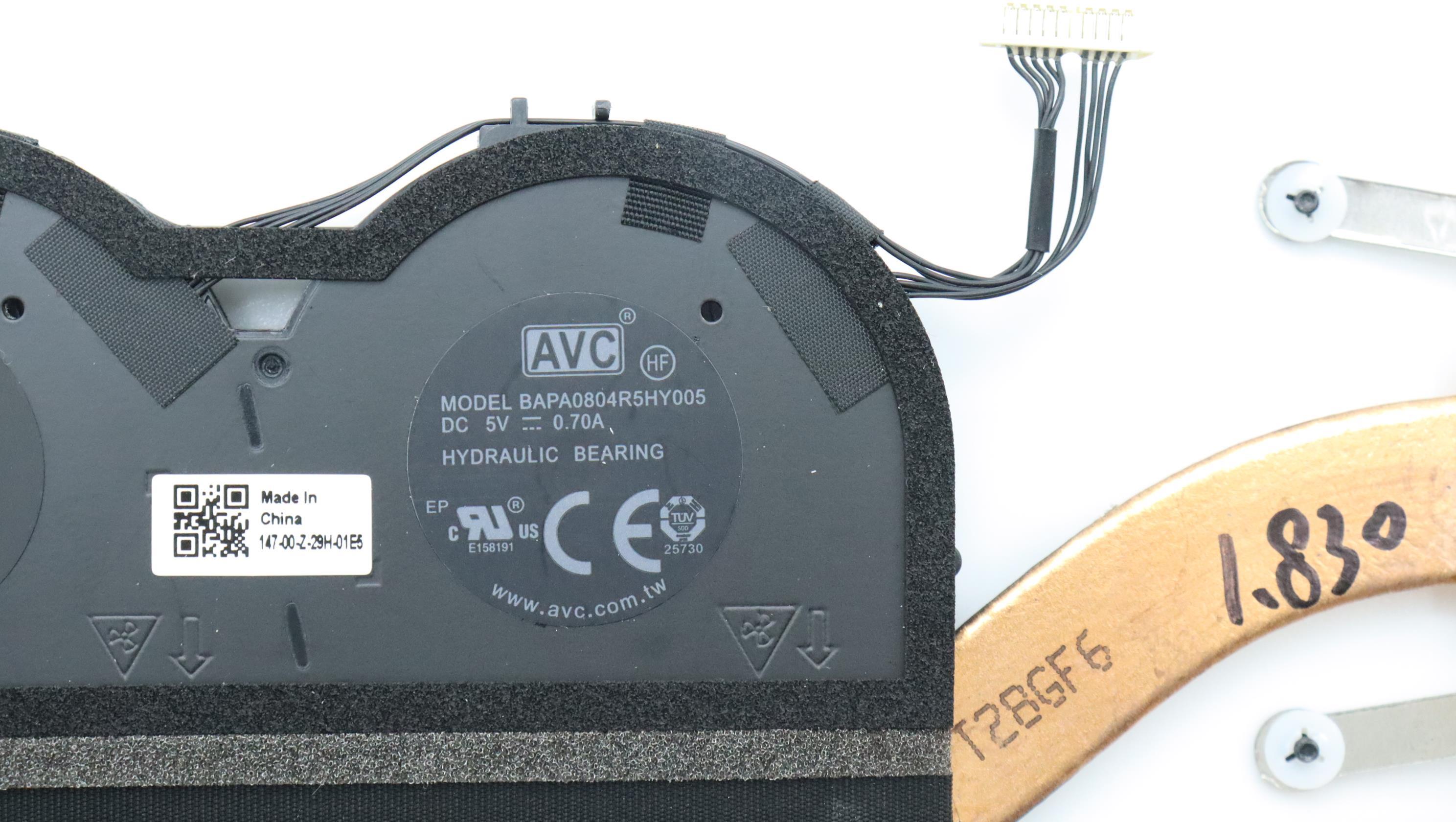 5H40W36682 - Original Lenovo HEATSINK CPU heatsink,w/fan,GP,AVC