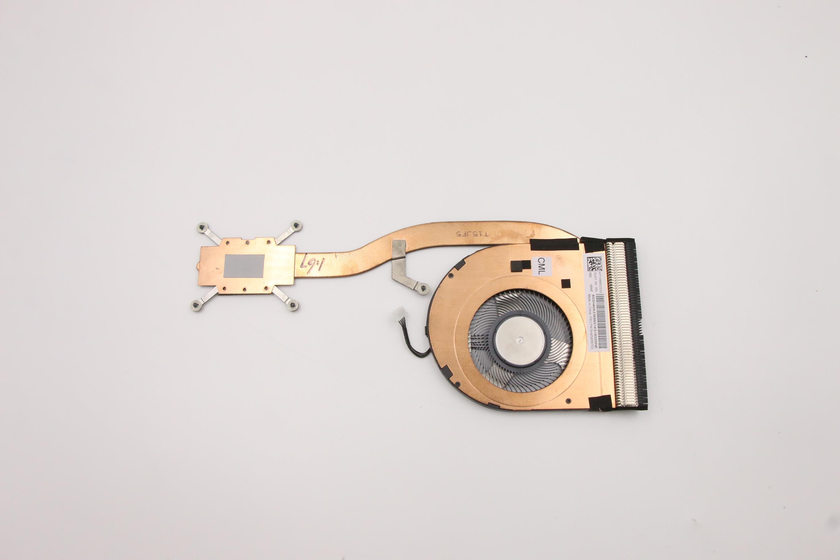 5H40W36703 - Original Lenovo CPU heatsink,w/fan,UMA,SNN