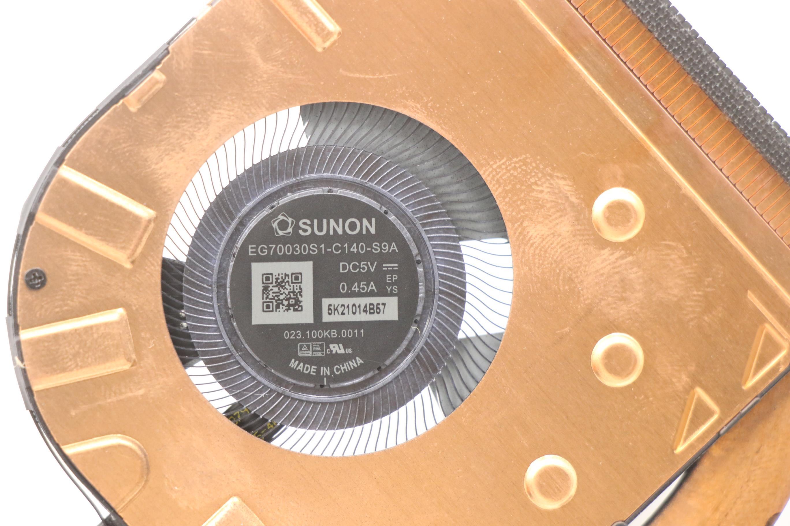 5H40W65016 - Original Lenovo Zeus-1 FRU Thermal_module_Sunon