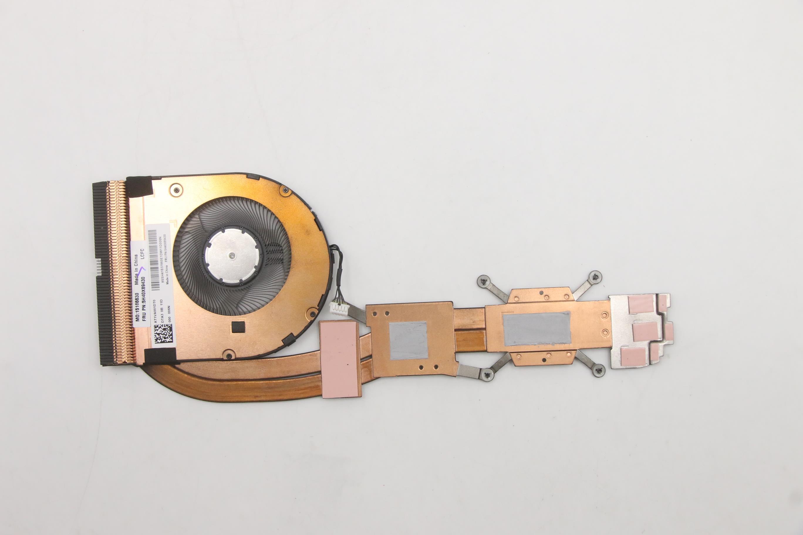 5H40X89430 - Original Lenovo DRIFT-3.0 Intel FRU Thermal Module HT4B0_DIS_THM_ASSY_Delta_Delta Delta