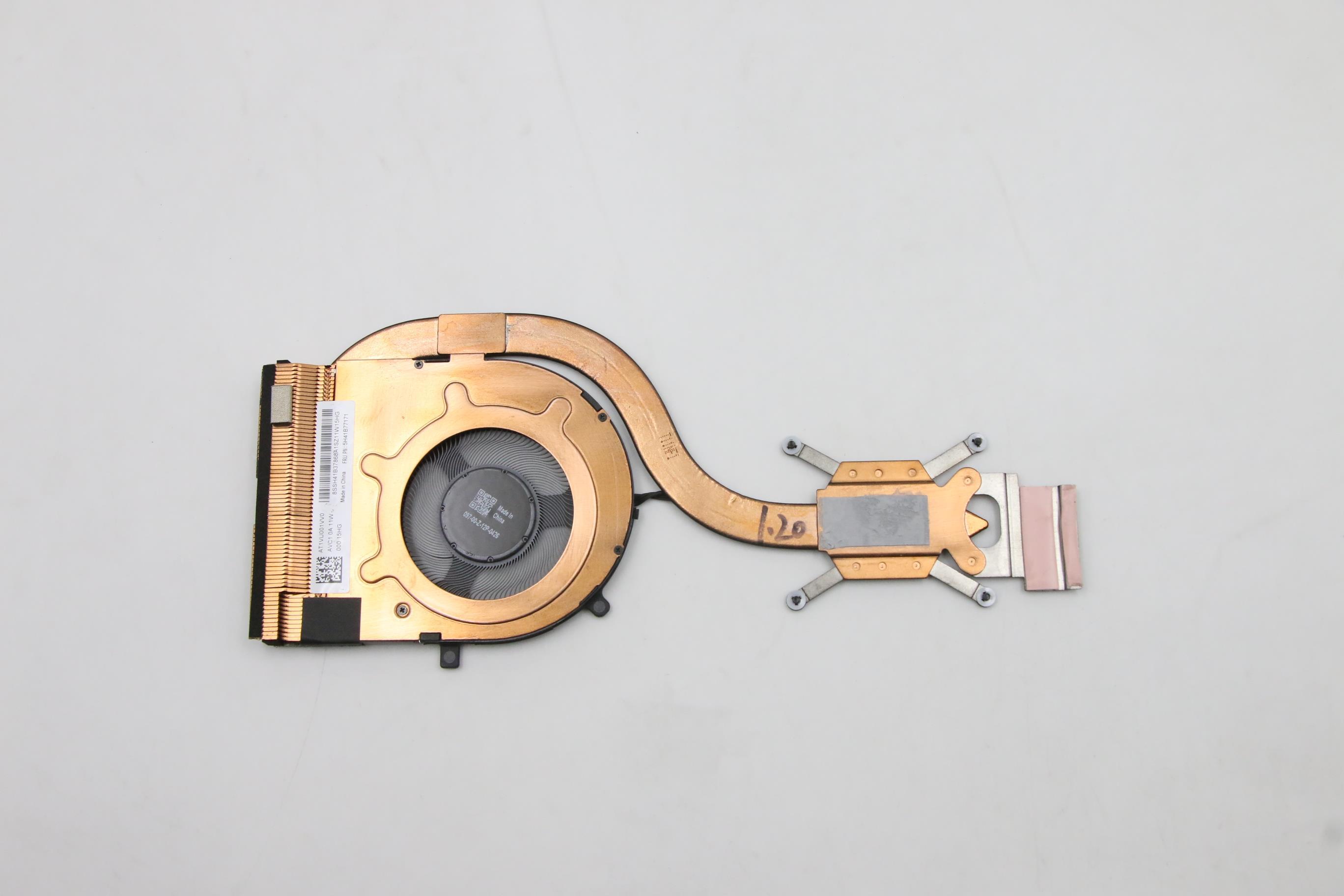 5H41B77171 - Original Lenovo Serval 1.0 Intel FRU Thermal Module HX3B0_UMA_THM_ASSY_AVC_AVC AVC