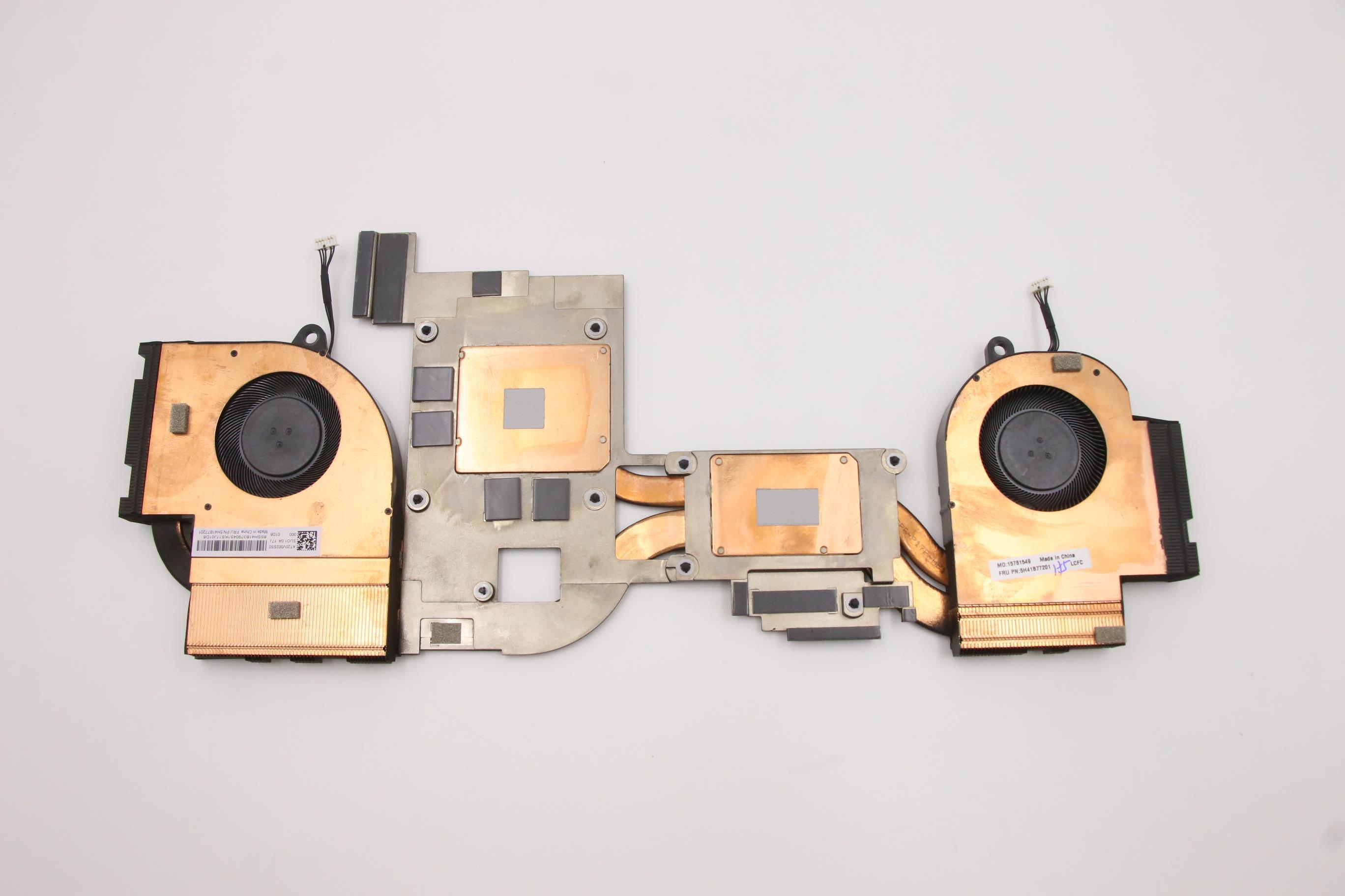 5H41B77201 - Original Lenovo Raptor-2.0 INTEL FRU Thermal Module FAN+Heatsink N20P Sunon Sunon