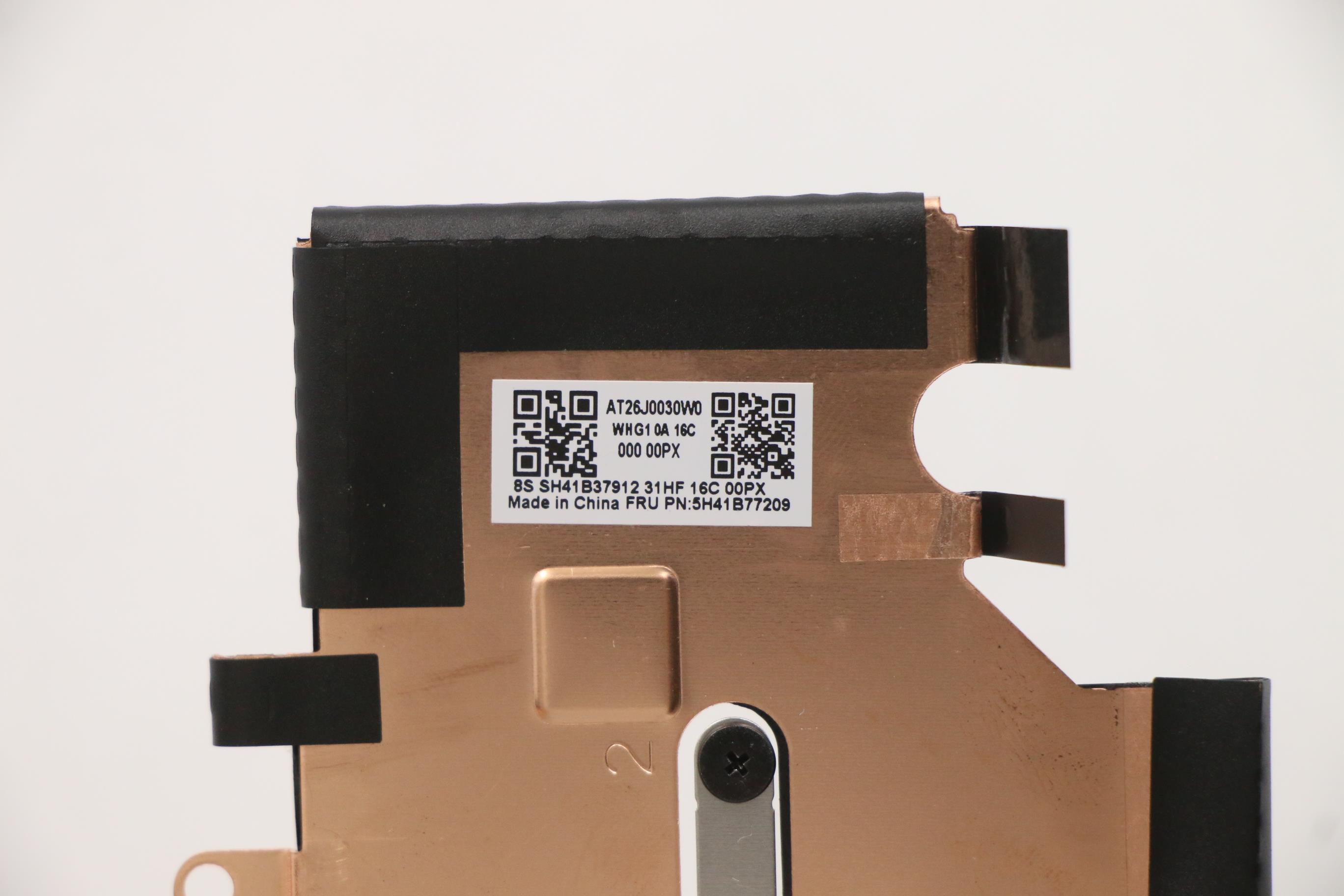 5H41B77209 - Original Lenovo FRU thermal module HC15A_THM_ASSY WEIHONG 157X73MM