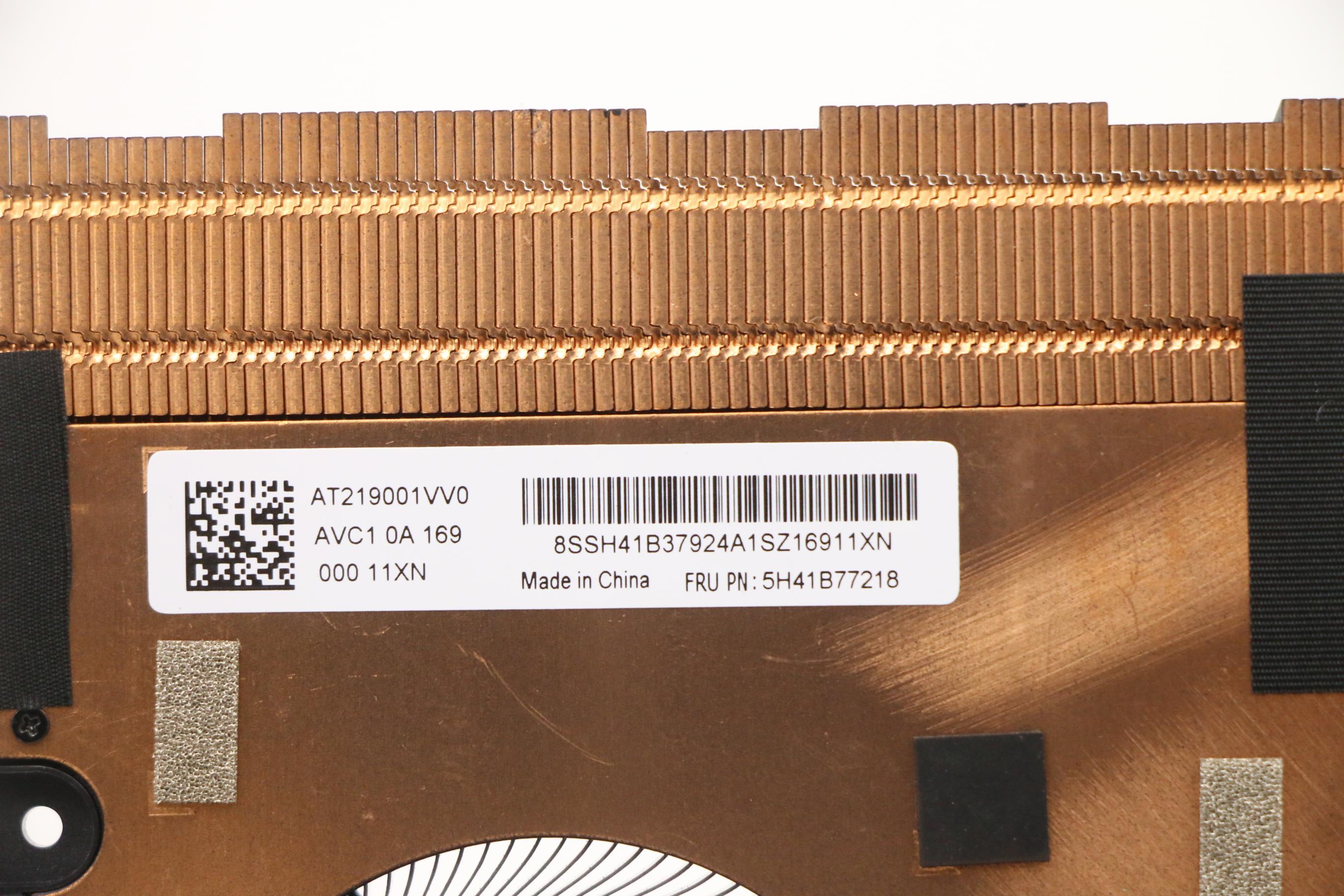 5H41B77218 - Original Lenovo ThorP P-2 INTEL FRU Thermal Module HP5B0_SWG_THM_ASSY_AVC_AVC AVC