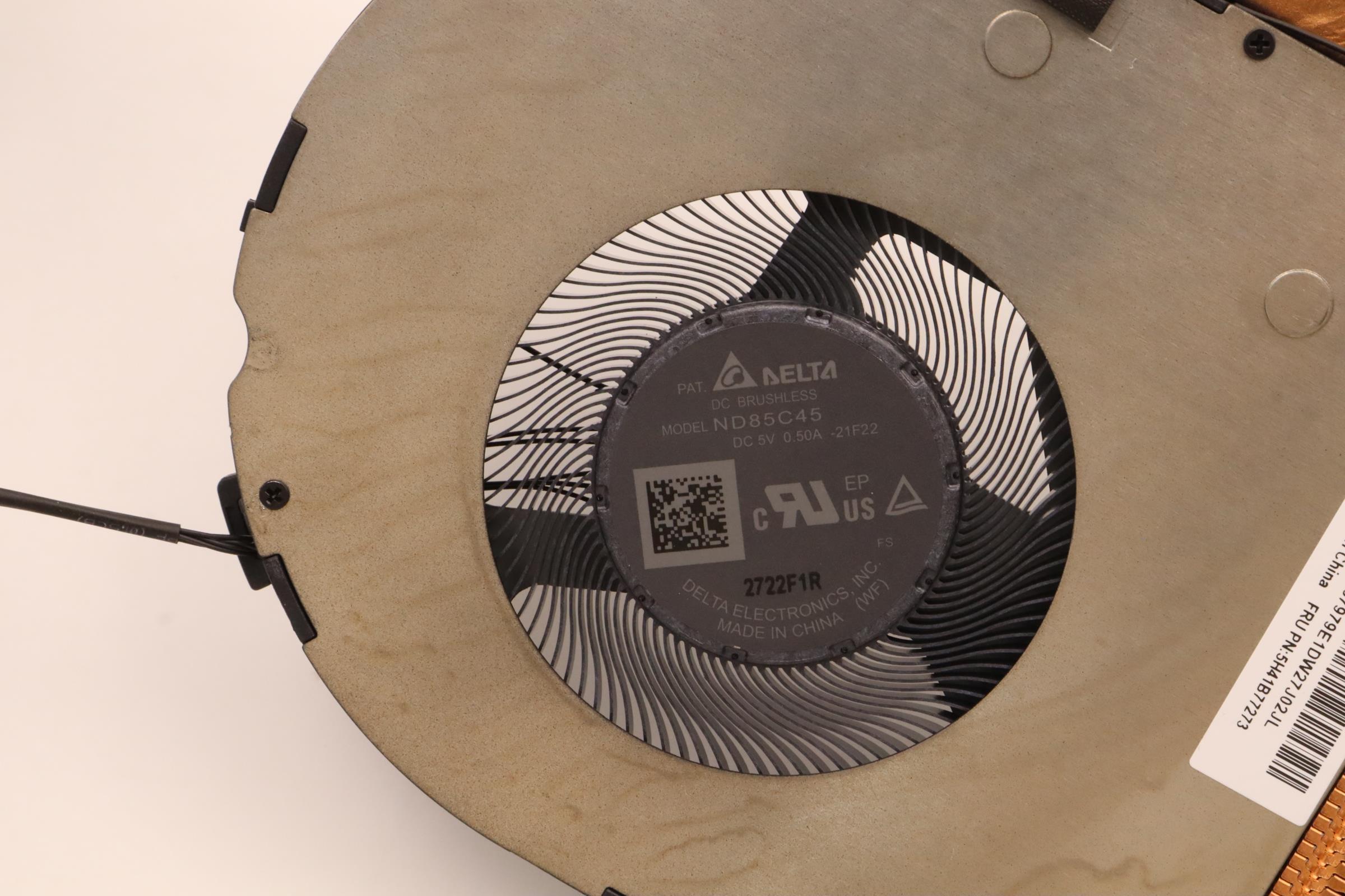 5H41B77273 - Original Lenovo HEATSINK GriffinJP4C0_UMA_THM_ASSY_DELTA