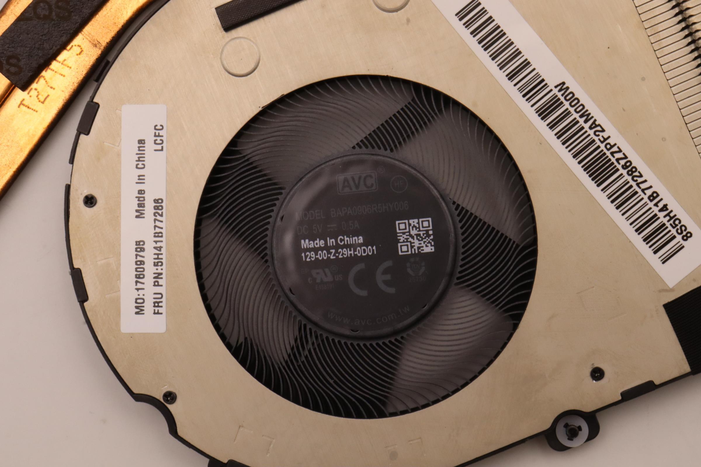5H41B77286 - Original Lenovo HEATSINK FRU THM AT2DW009VV0 AVC