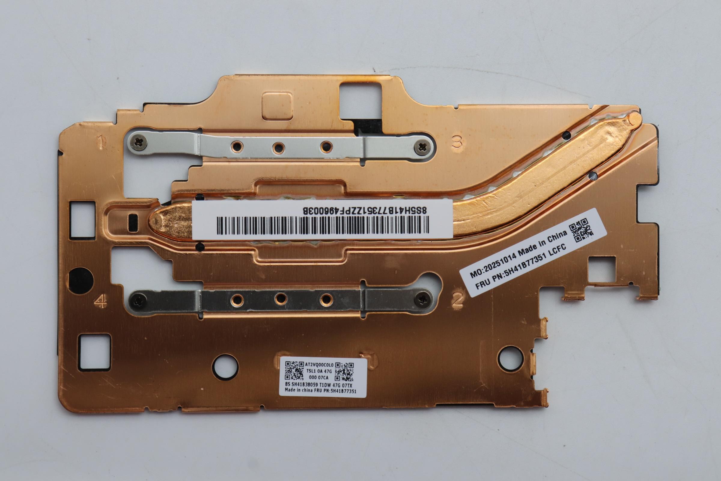 5H41B77351 - Original Lenovo HEATSINK FRU KC4LA_THM_ASSY_6W_WL TAISOL