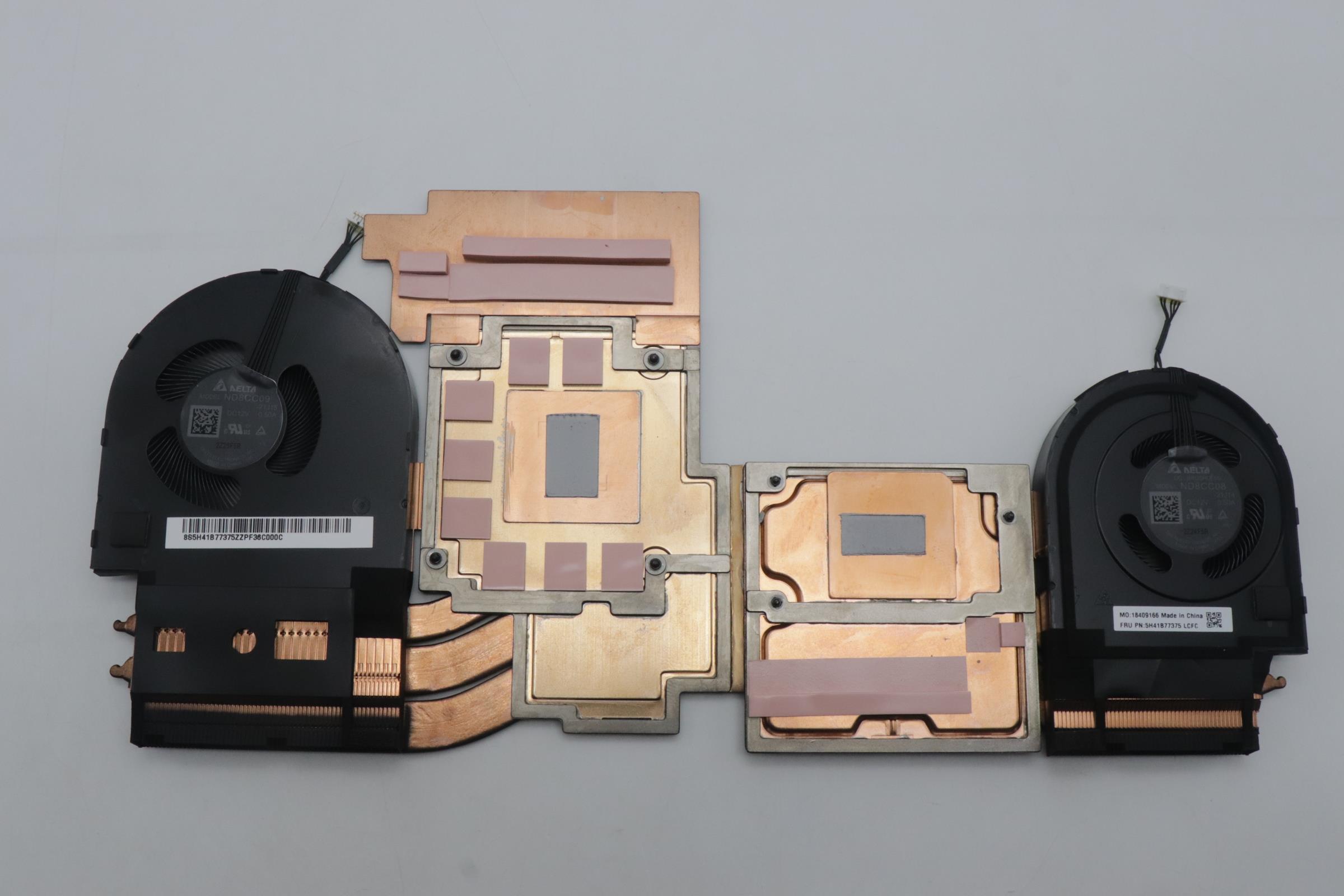 5H41B77375 - Original Lenovo HEATSINK THMASSY w/FAN WN21X11X9X7 DELTA