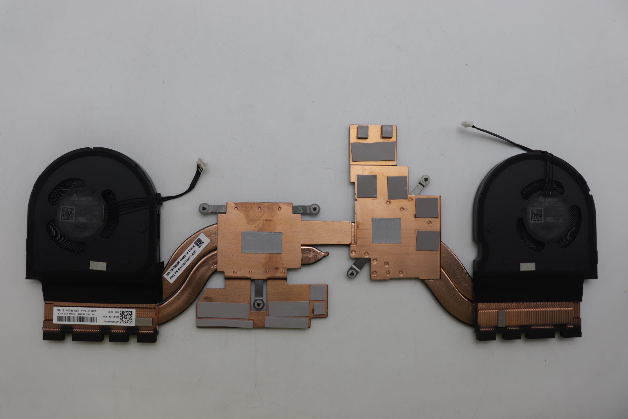 5H41B77442 - Original Lenovo HEATSINK LP6C0_SWG_THM_ASSY w/FAN DELTA