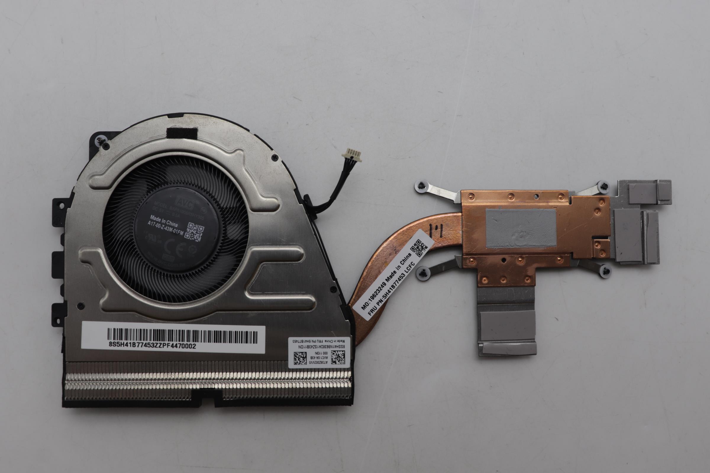 5H41B77453 - Original Lenovo HEATSINK FRUUMA_AL_FIN_THM_ASSY AVC