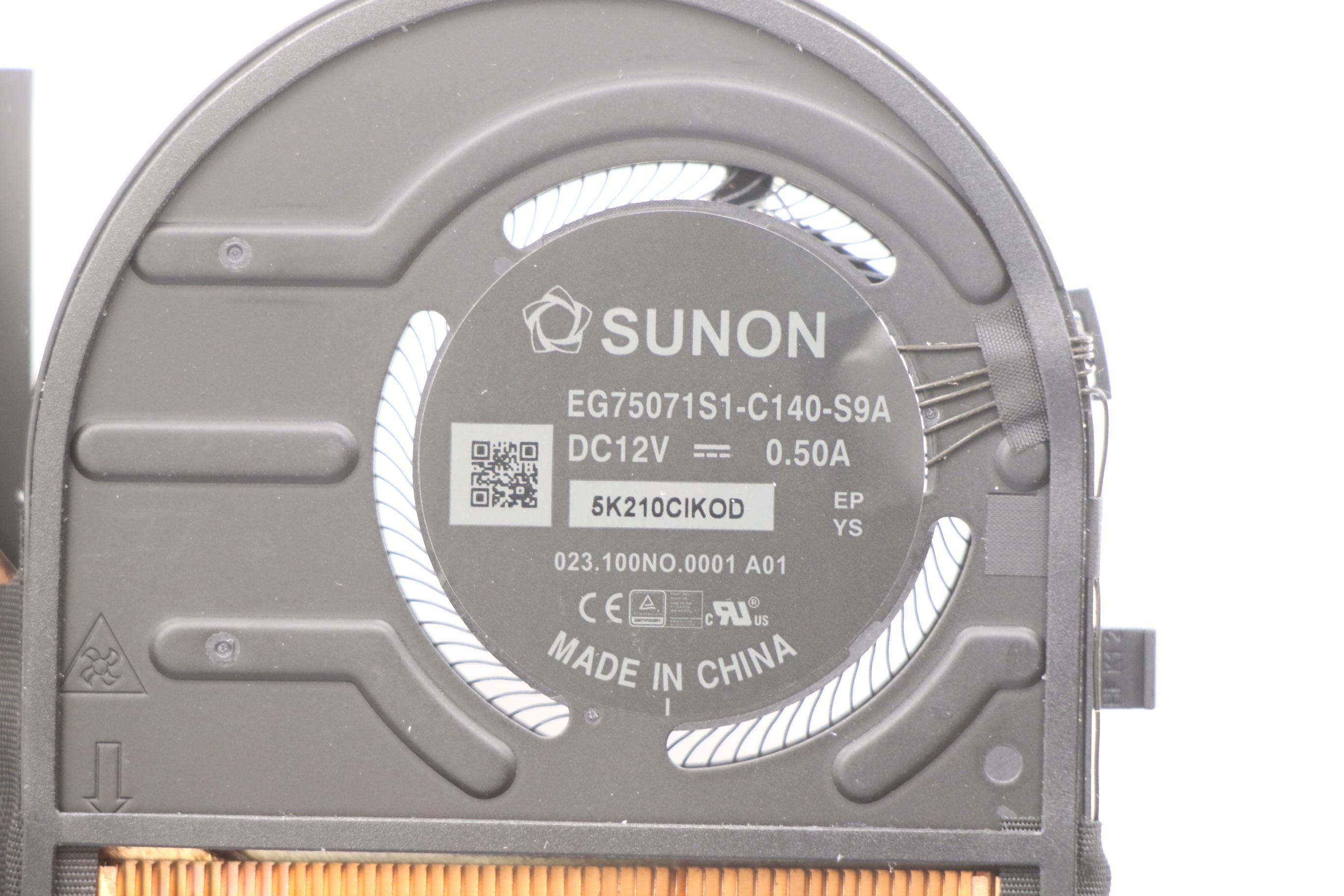 5H41D34323 - Original Lenovo Cheetah-1 (P-1:20Y3/20Y4) (X1 Extreme:20Y5/20Y6) FRU Thermal ASM Sunon for DIS