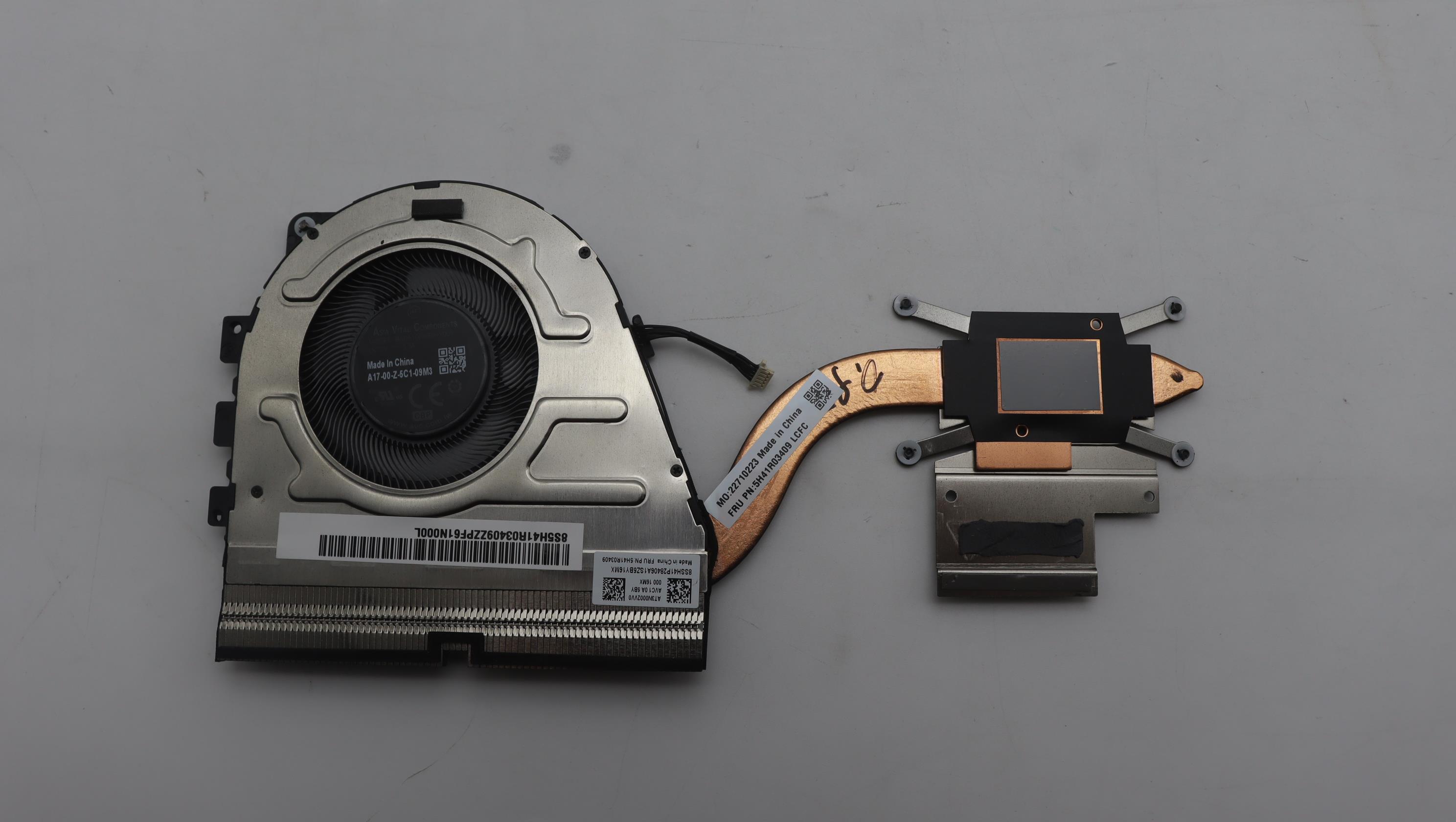 5H41R03409 - Original Lenovo HeatSink FRU MT062_UMA_THM_ASSY AVC