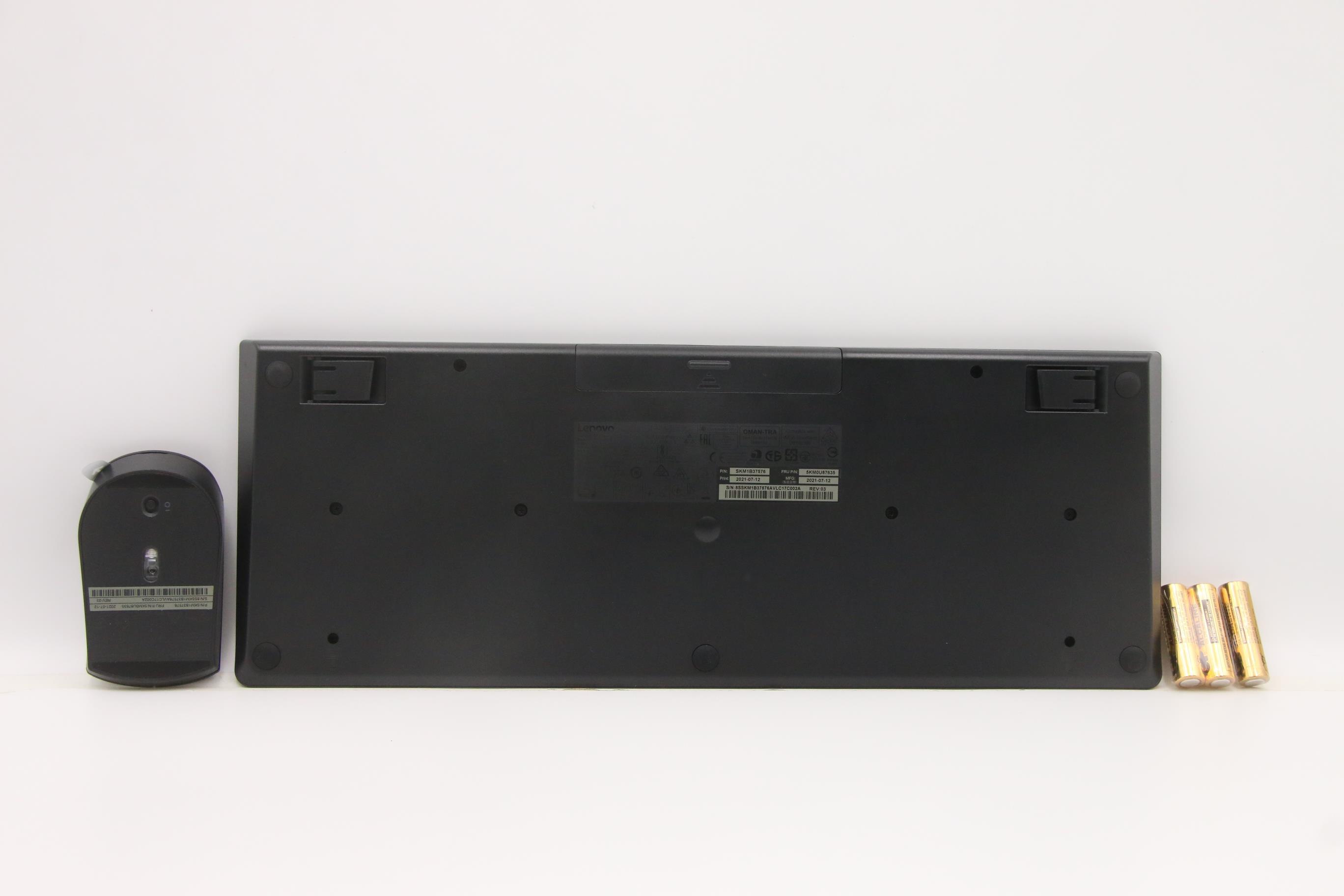 5KM0U87635 - Original Lenovo FRU,Calliope Wireless Keyboard & Mouse Gen2 Black_Red WW English 103P ENG