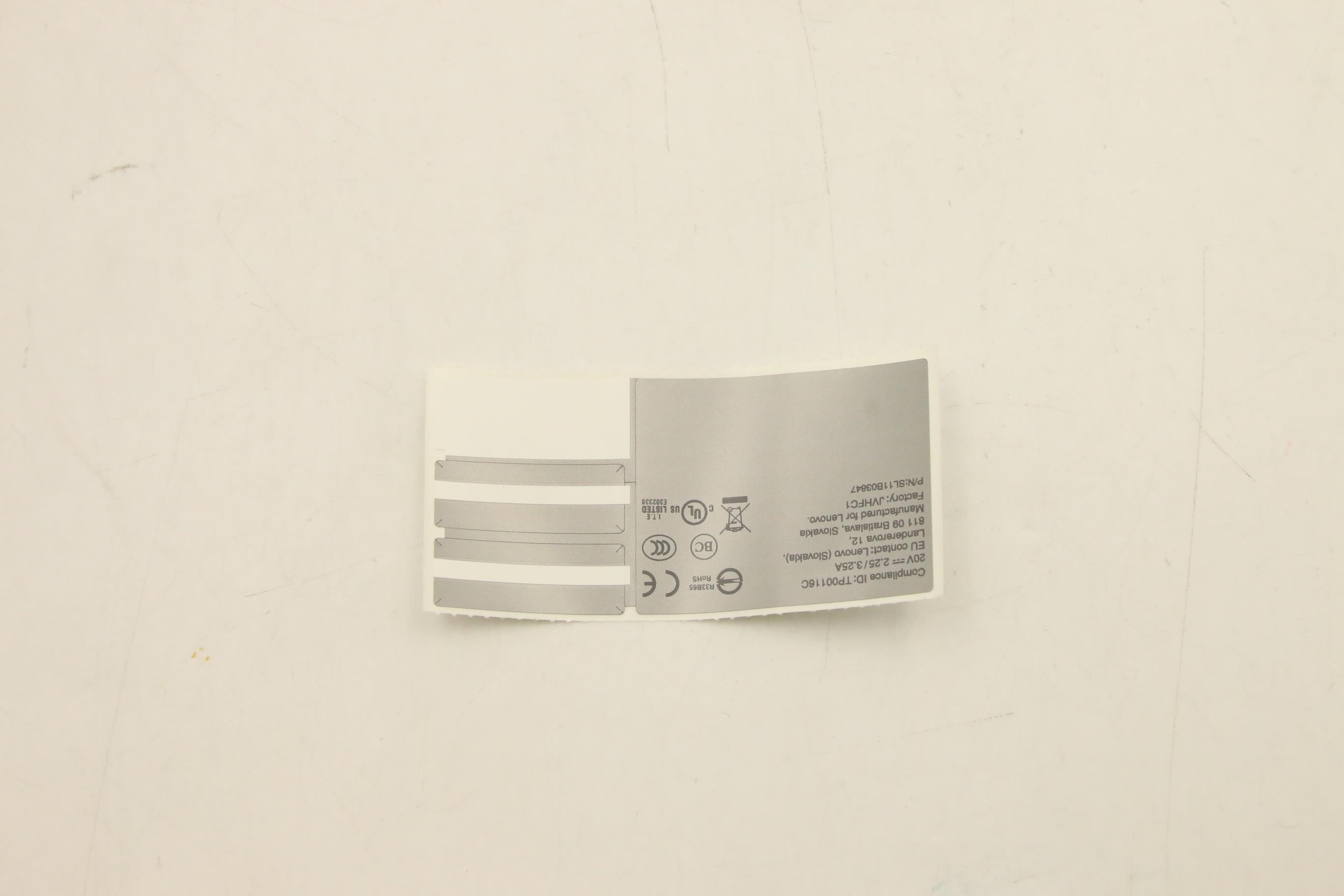 5L10V15347 - Original Lenovo Mercury 1.0 AMD FRU Mercury System Label KIT Silver
