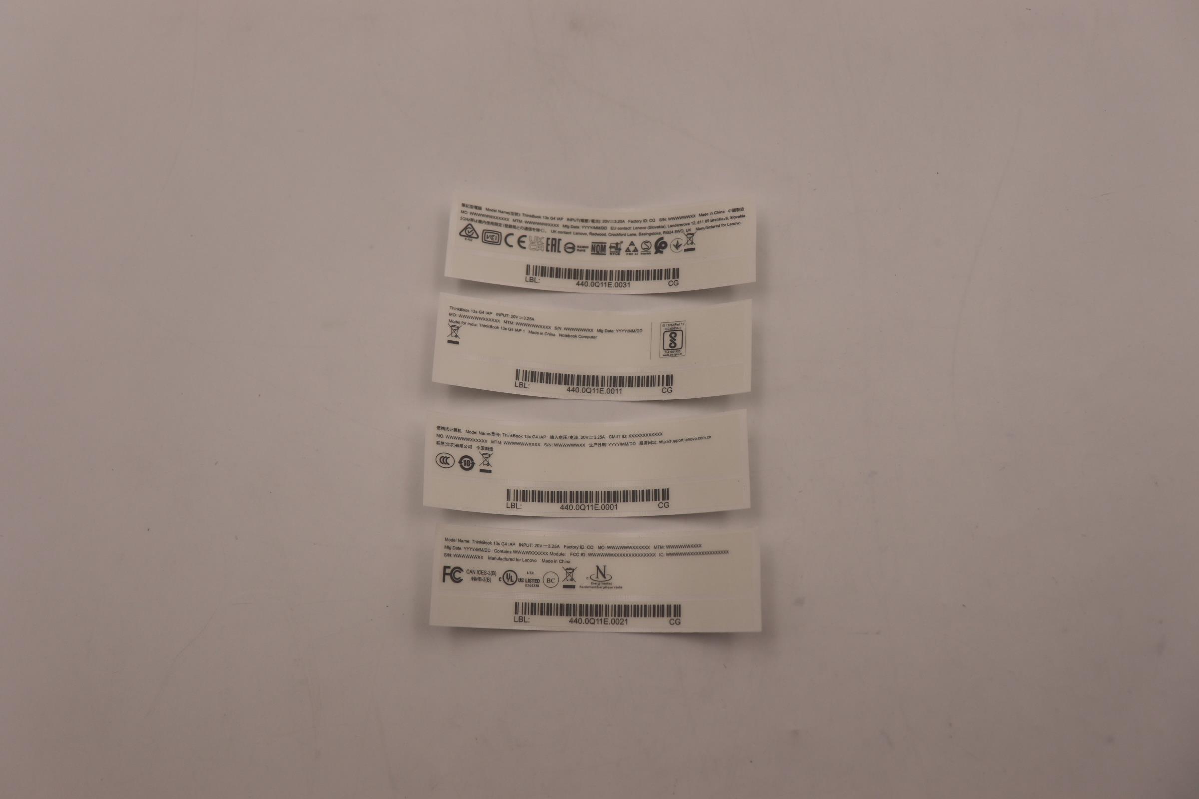 5L10W35121 - Original Lenovo LABEL LABEL W 21AR GEO
