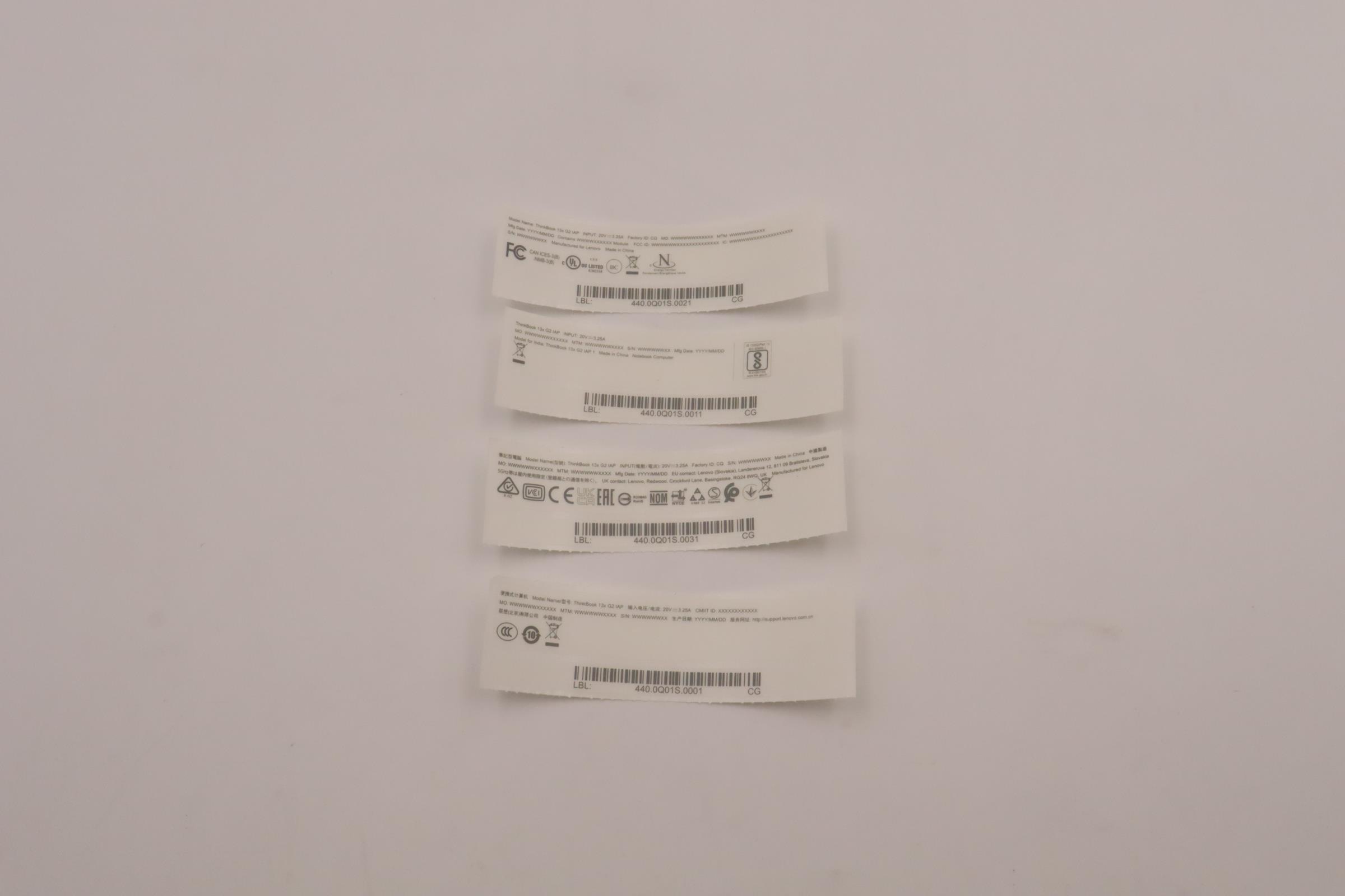 5L10W35124 - Original Lenovo LABEL LABEL GEO W 21AT