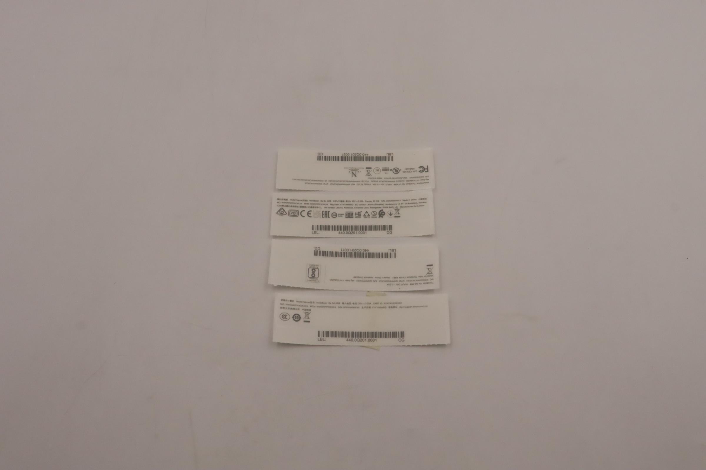 5L10W35129 - Original Lenovo LABEL LABEL W 21AS GEO