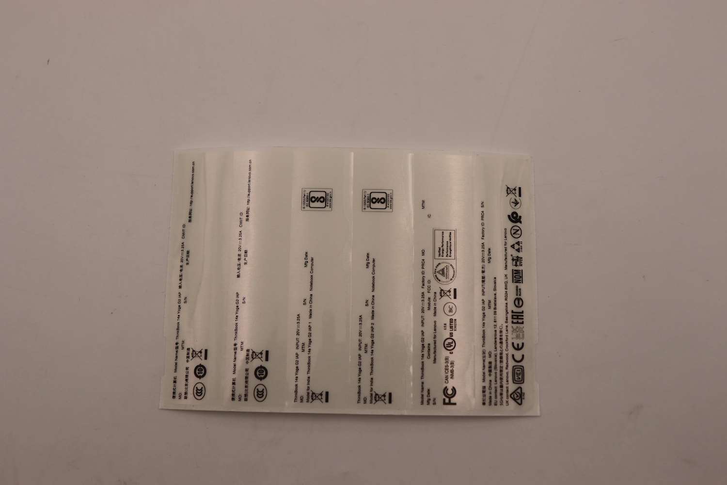 5L10W35132 - Original Lenovo LABEL LABEL C 21DM