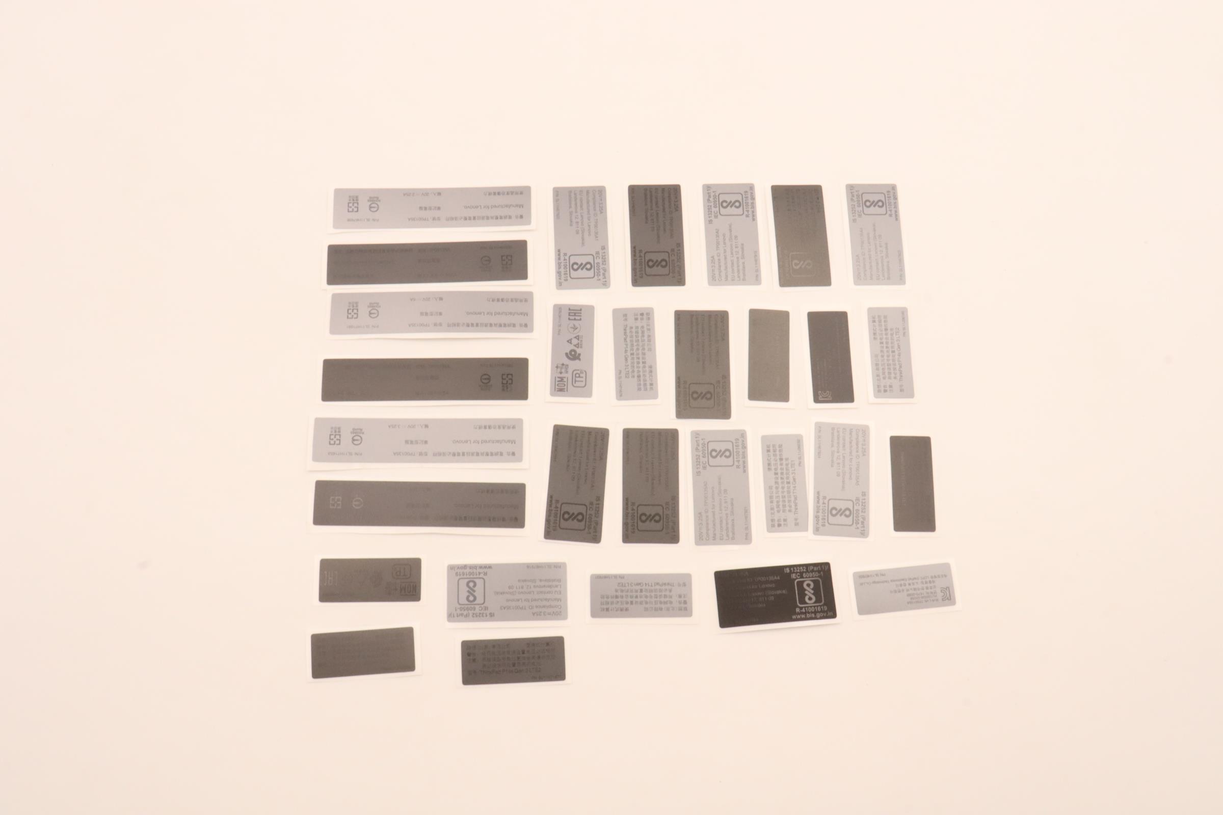 5L11H70926 - Original Lenovo LABEL FRU  label Kits