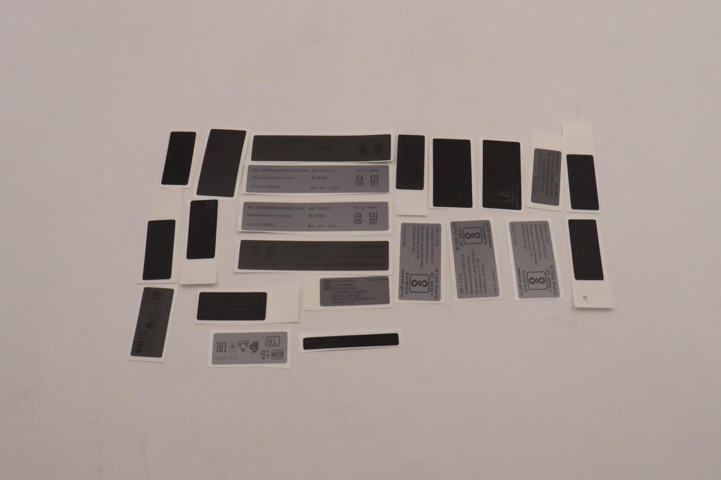 5L11H70935 - Original Lenovo LABEL FRU Label Kit for LCFC