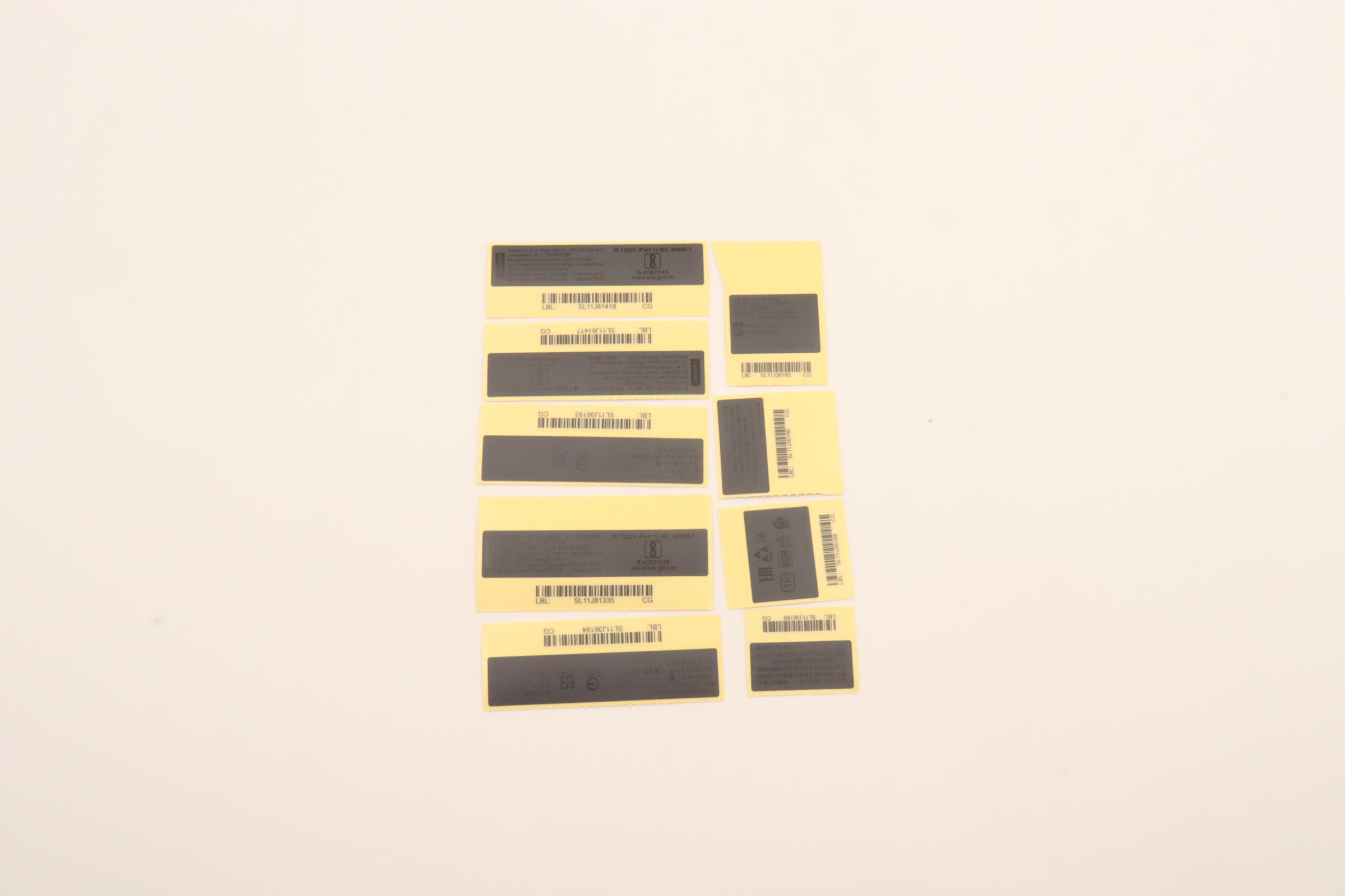 5L11H70950 - Original Lenovo LABEL FRU Label GEO KIT,Lynx2