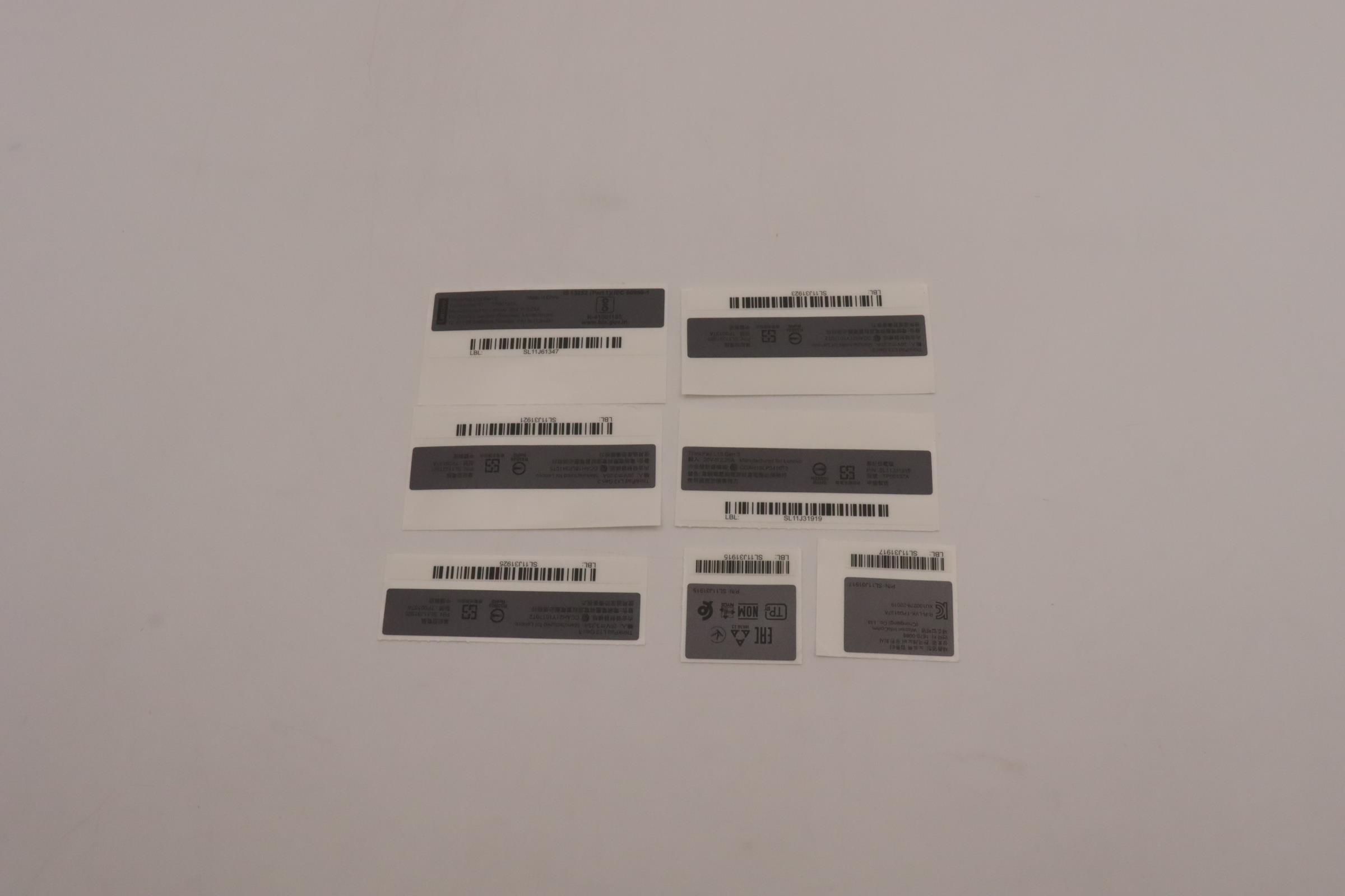 5L11H70952 - Original Lenovo LABEL FRU LBL GEO STORM GREY Fenrir