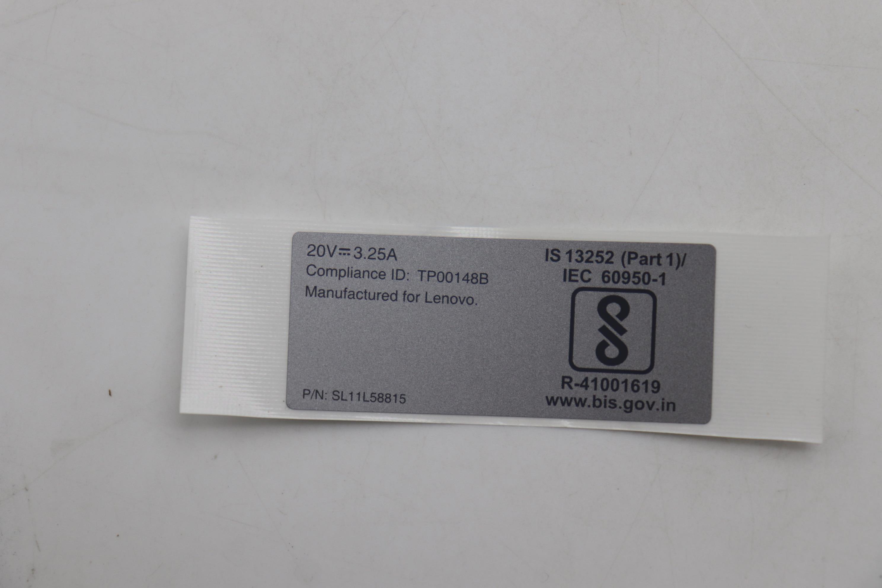 5L11H70978 - Original Lenovo LABEL LABEL FRU Jing Intel FRU label