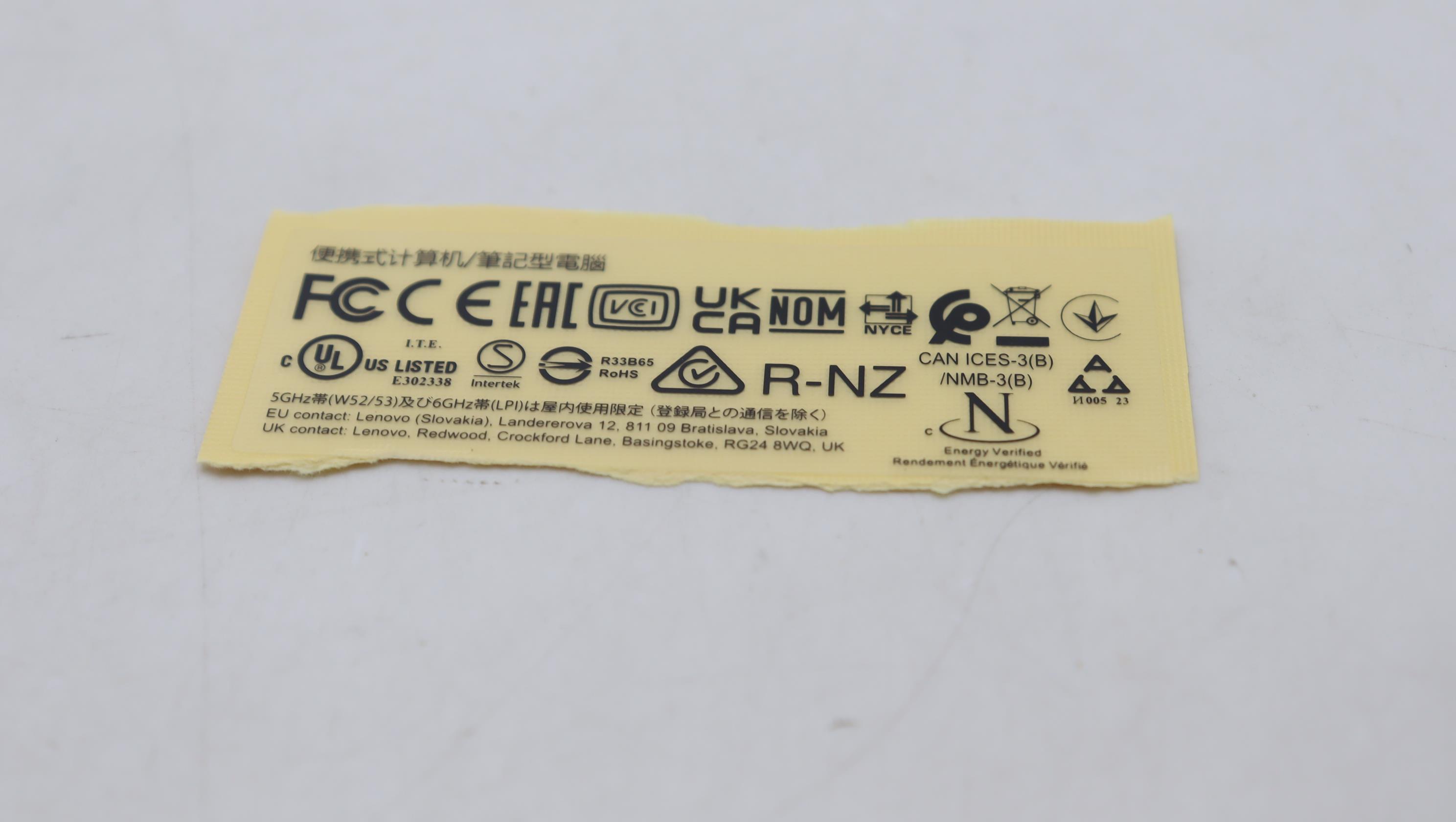 5L11H70994 - Original Lenovo LABEL FRU LABEL GEO KIT K14