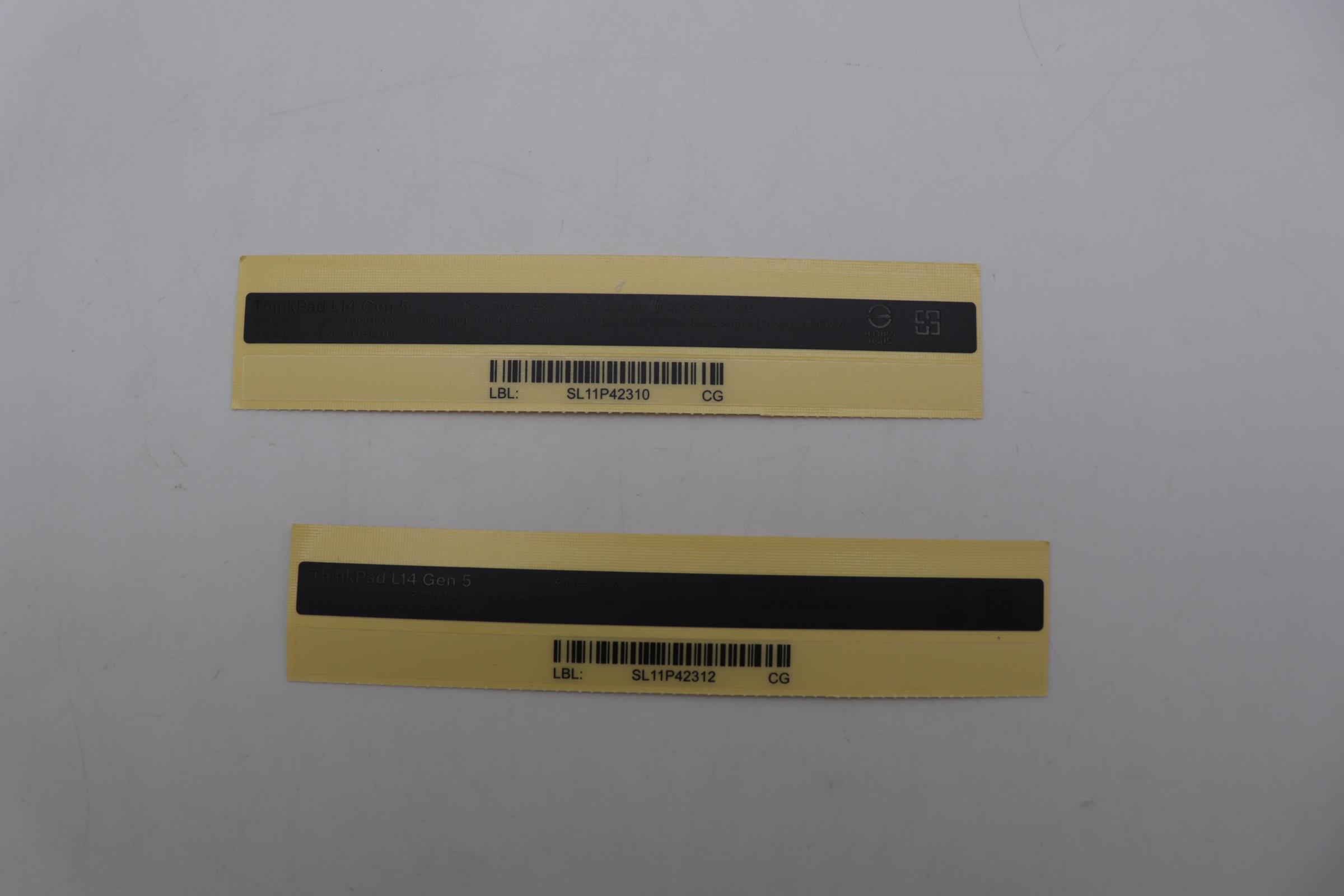 5L11H71004 - Original Lenovo LABEL FRU LABLE GEO, BLANC INTEL