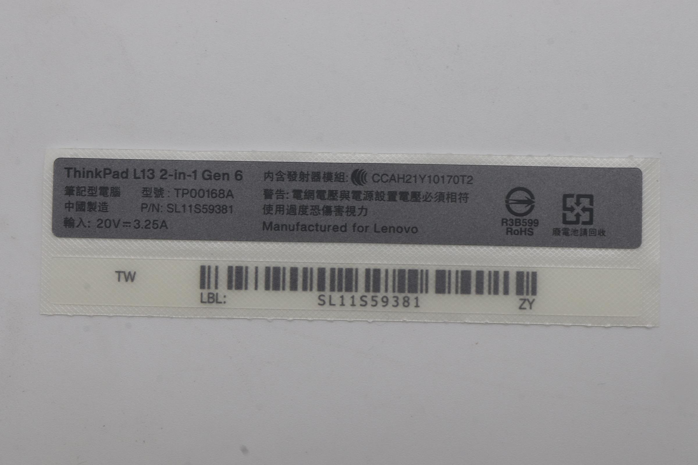 5L11P70004 - Original Lenovo Label GEO Luna Grey Abby 2IN1