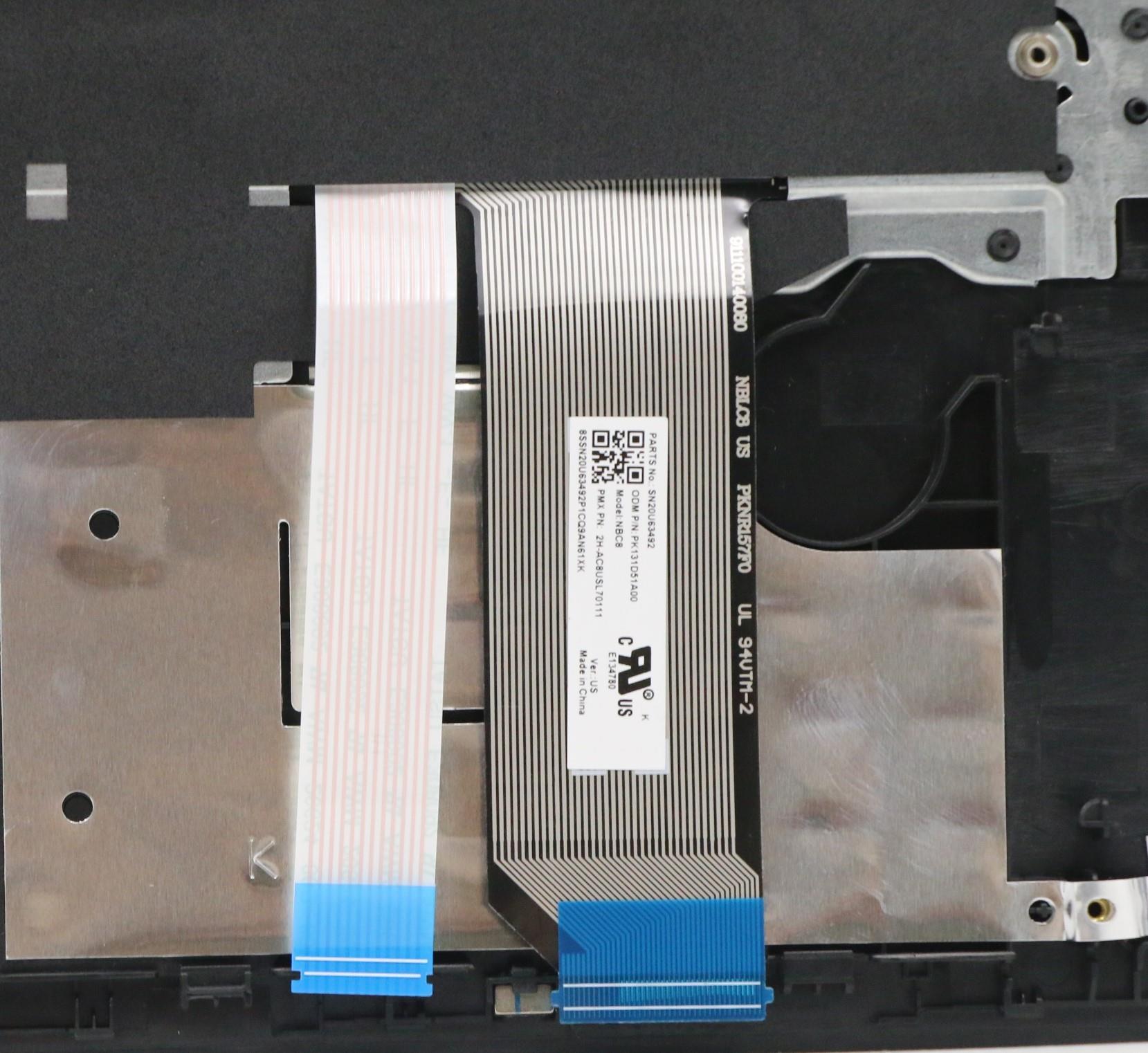 5M10V17005 - Original Lenovo Skids1.0 INTEL FRU MECH_ASM FE4A0 NBL KBD W C Cover_ASM_ENG_Black_US