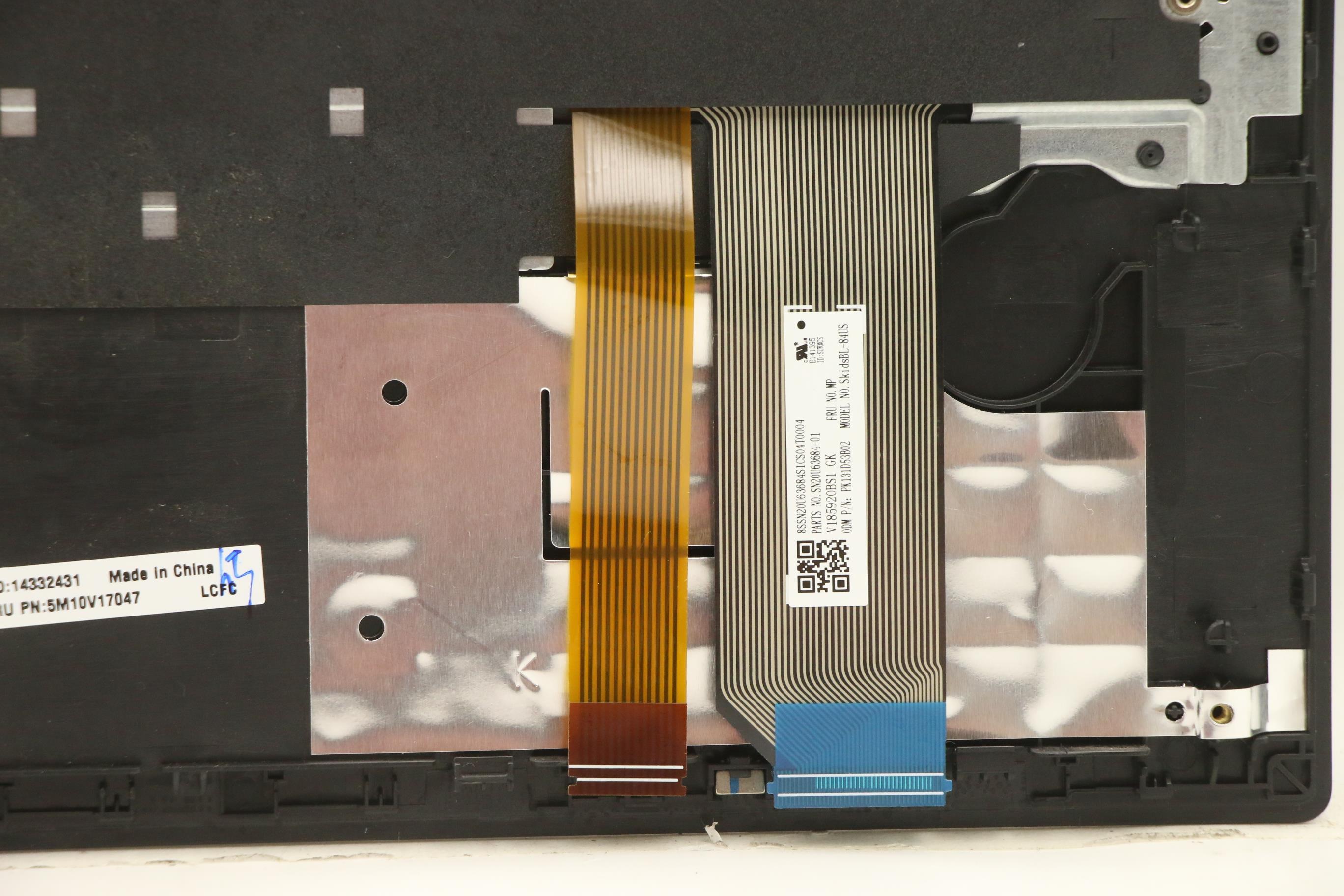 5M10V17047 - Original Lenovo Skids1.0 INTEL FRU MECH_ASM FE4A0 BL KBD W C Cover_ASM_GRE_Black_US