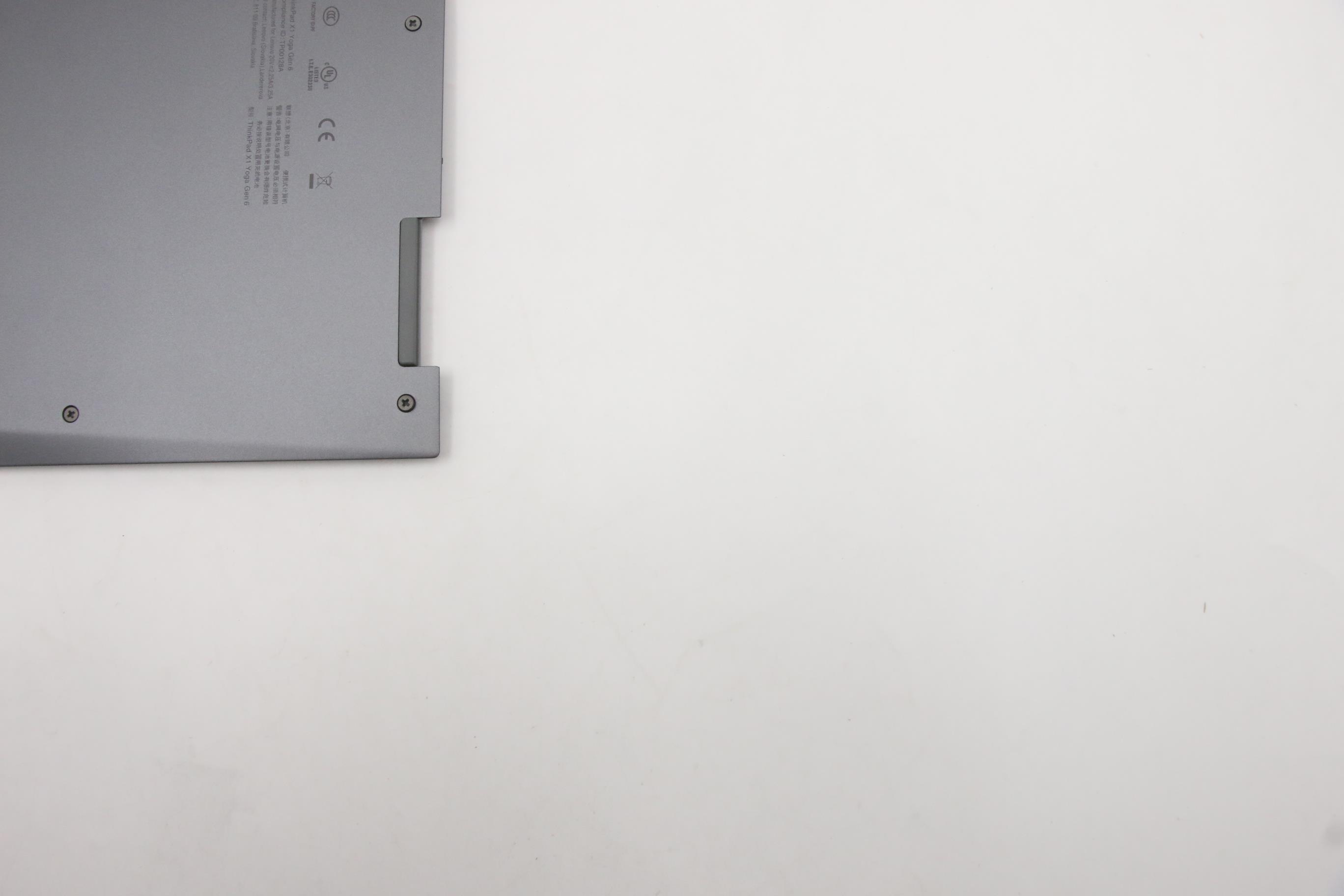 5M10V75646 - Original Lenovo Jaguar-1 FRU Base Cover WWAN (color: Storm Gray, material: Aluminium)
