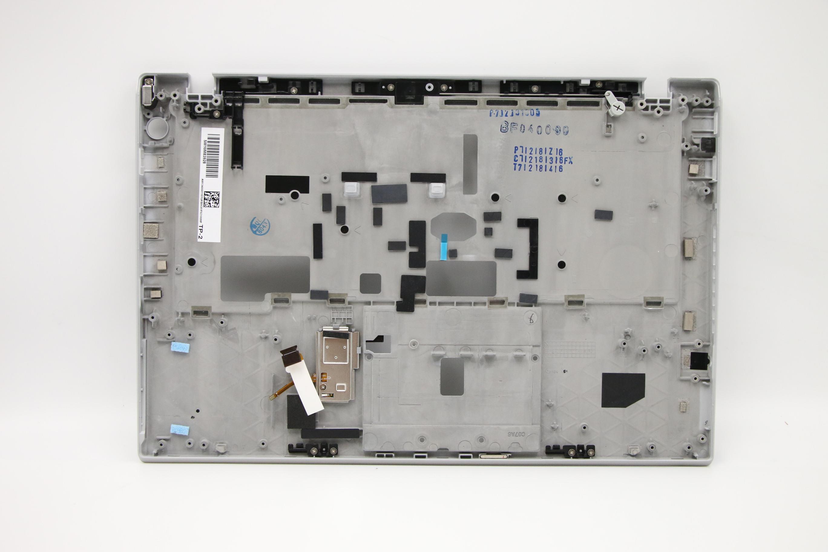 5M10V98074 - Original Lenovo Thorpe-2 (20HF/20HG/20JS/20JT) FRU KBD Bezel ASM,with FPR without Powerboard,Silver