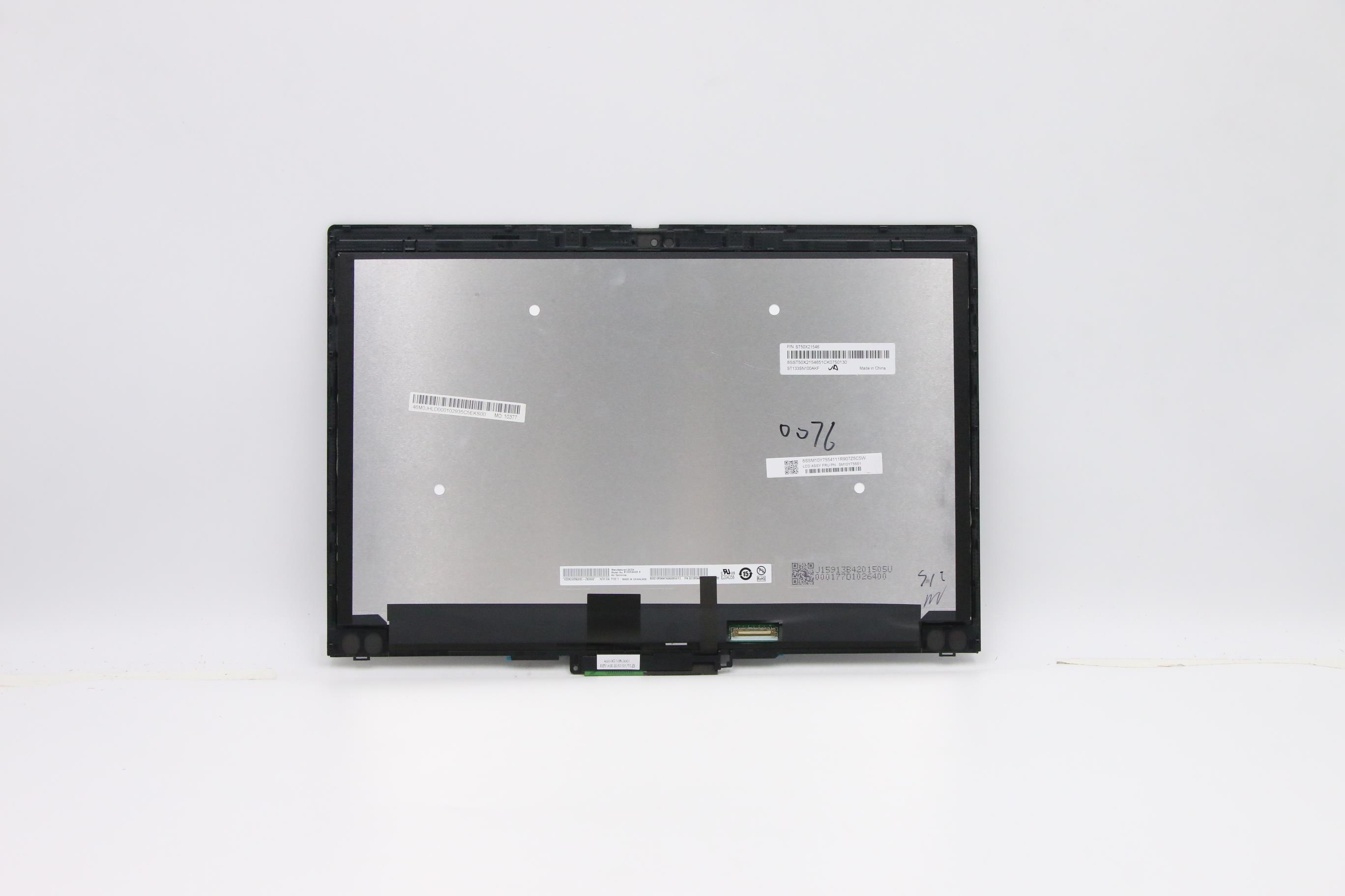 Lenovo Part  Original Lenovo LCD Module, 13.3", FHD, Touch, Glare, IPS, 300nit with Bezel ASM(Lai+AUO), RGB CAMERA (20SX/20SY)