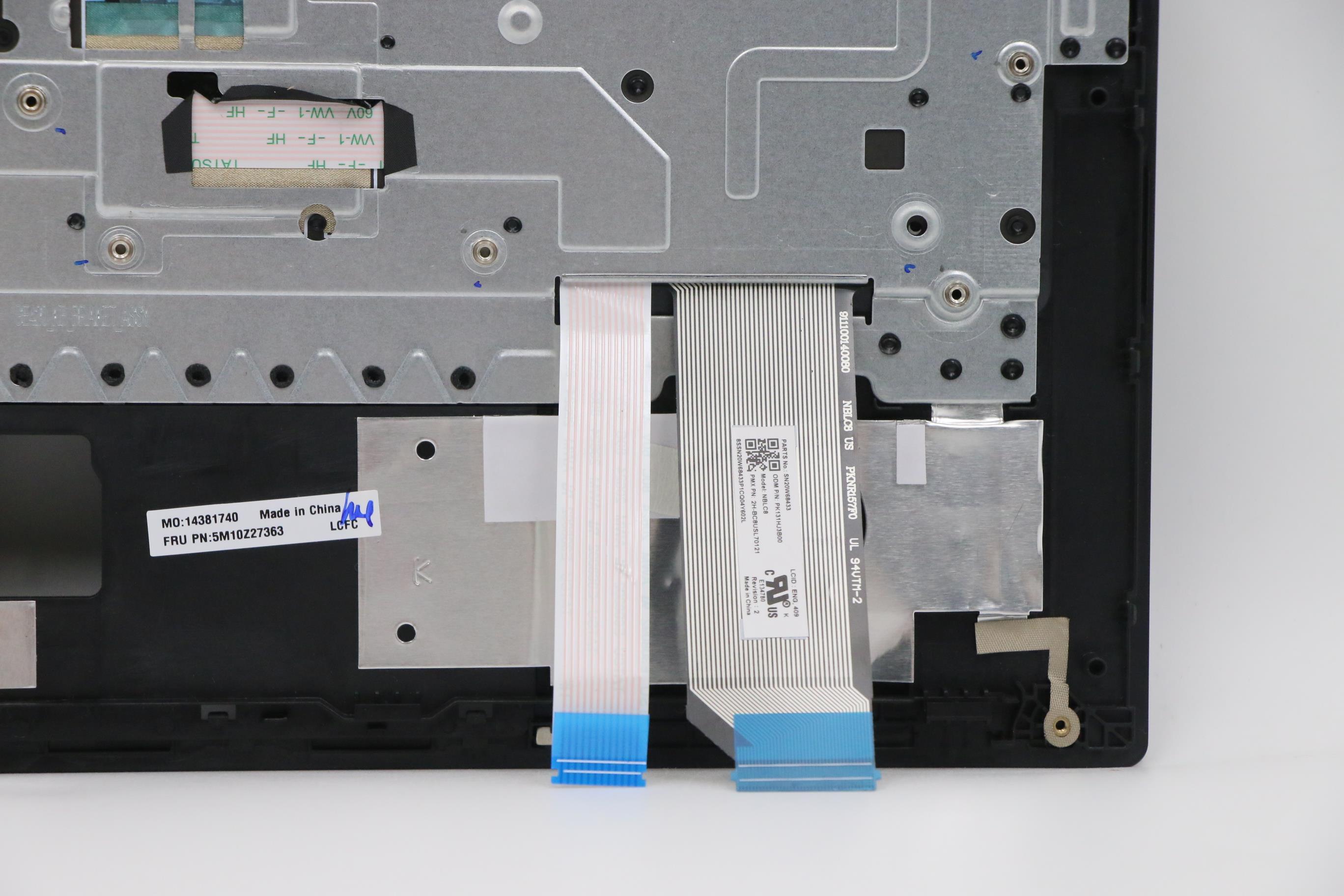 5M10Z27363 - Original Lenovo Mercury 1.0 AMD FRU MECH_ASM GE420_BL_KBD_W_C_Cover_Painting_FPR_ASM_Black_US_ENG