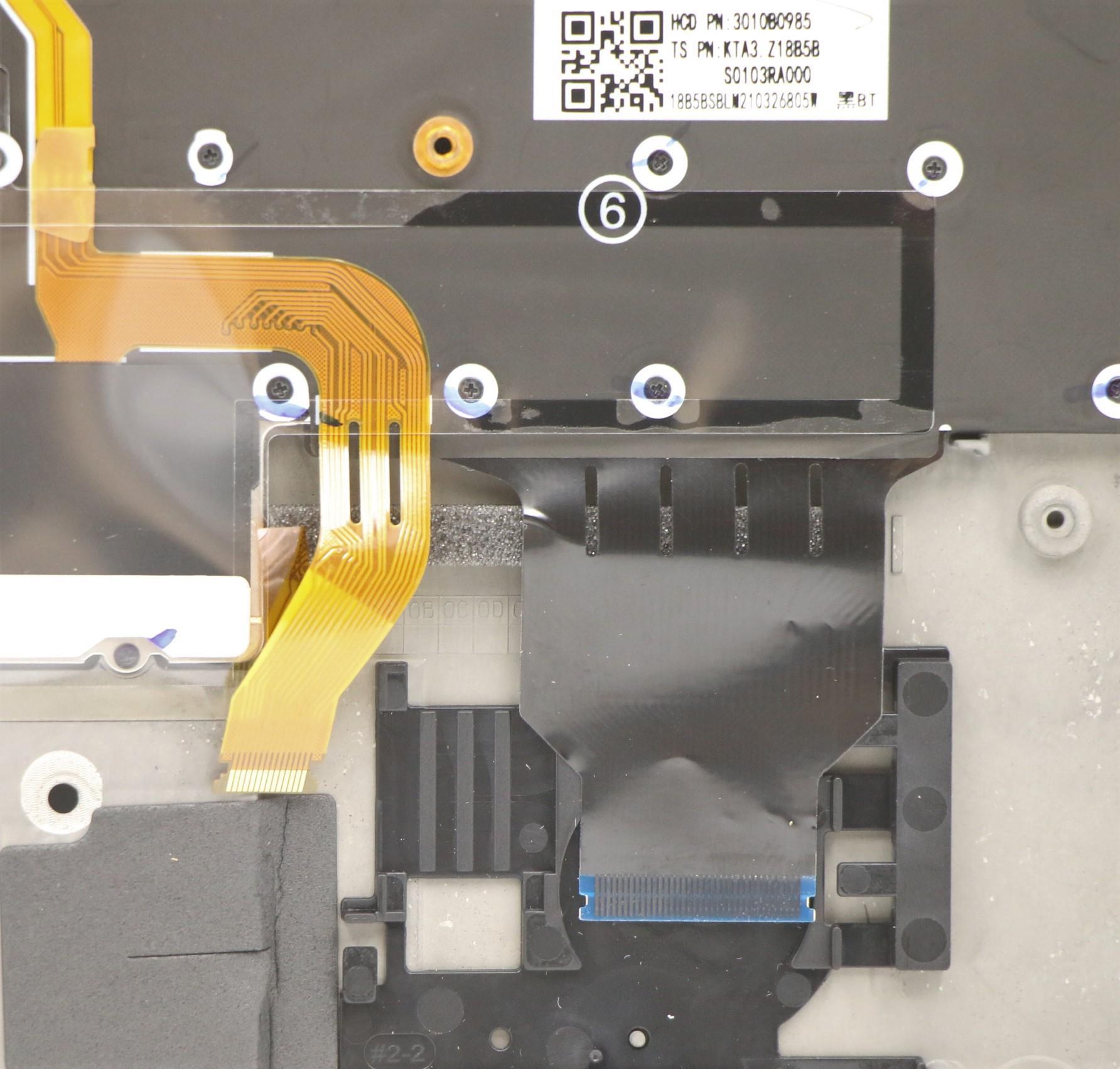 5M10Z27454 - Original Lenovo KnockOut-2 INTEL FRU MECH_ASM GX4A0_GRP_KBD_Bezel_ASM_US English International with a Euro symbol_WLAN_Deep Black_Transimage