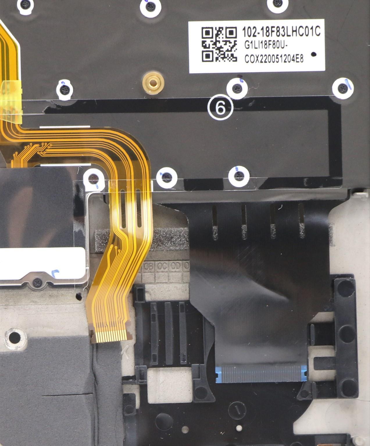 5M10Z27521 - Original Lenovo KnockOut-2 INTEL FRU MECH_ASM GX4A0_GRP_KBD_Bezel_ASM_US English_WWAN_Deep Black_Chicony