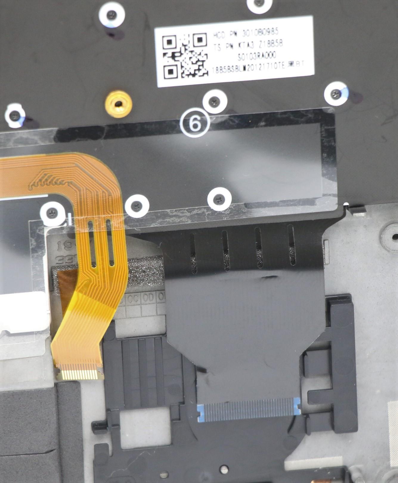 5M10Z27526 - Original Lenovo KnockOut-2 INTEL FRU MECH_ASM GX4A0_GRP_KBD_Bezel_ASM_US English International with a Euro symbol_WWAN_Deep Black_Transimage