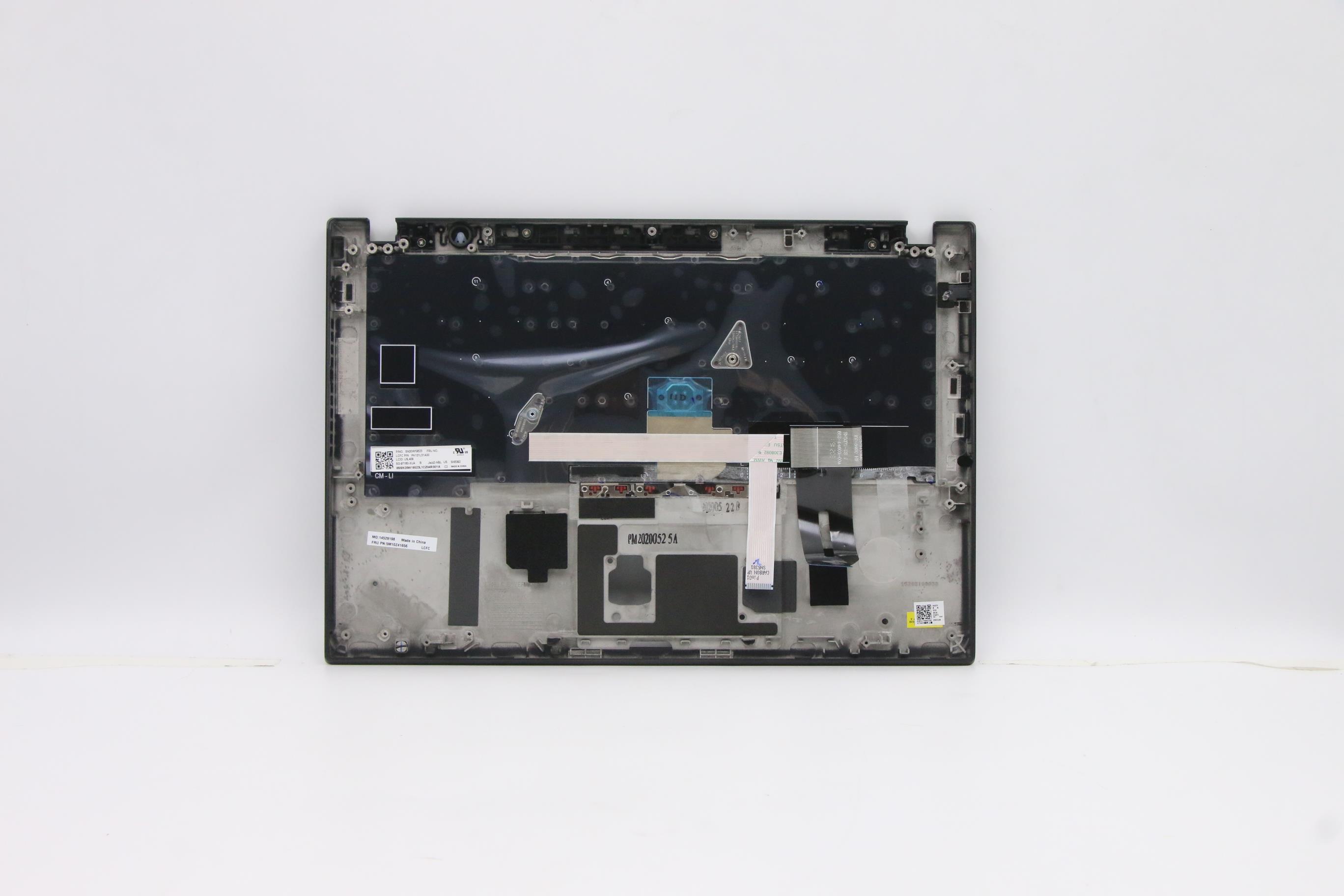 5M10Z41656 - Original Lenovo Jazz 2.0 AMD FRU MECH_ASM C-Cover ASM w/KBD ENG US (Liteon)Black and FPR