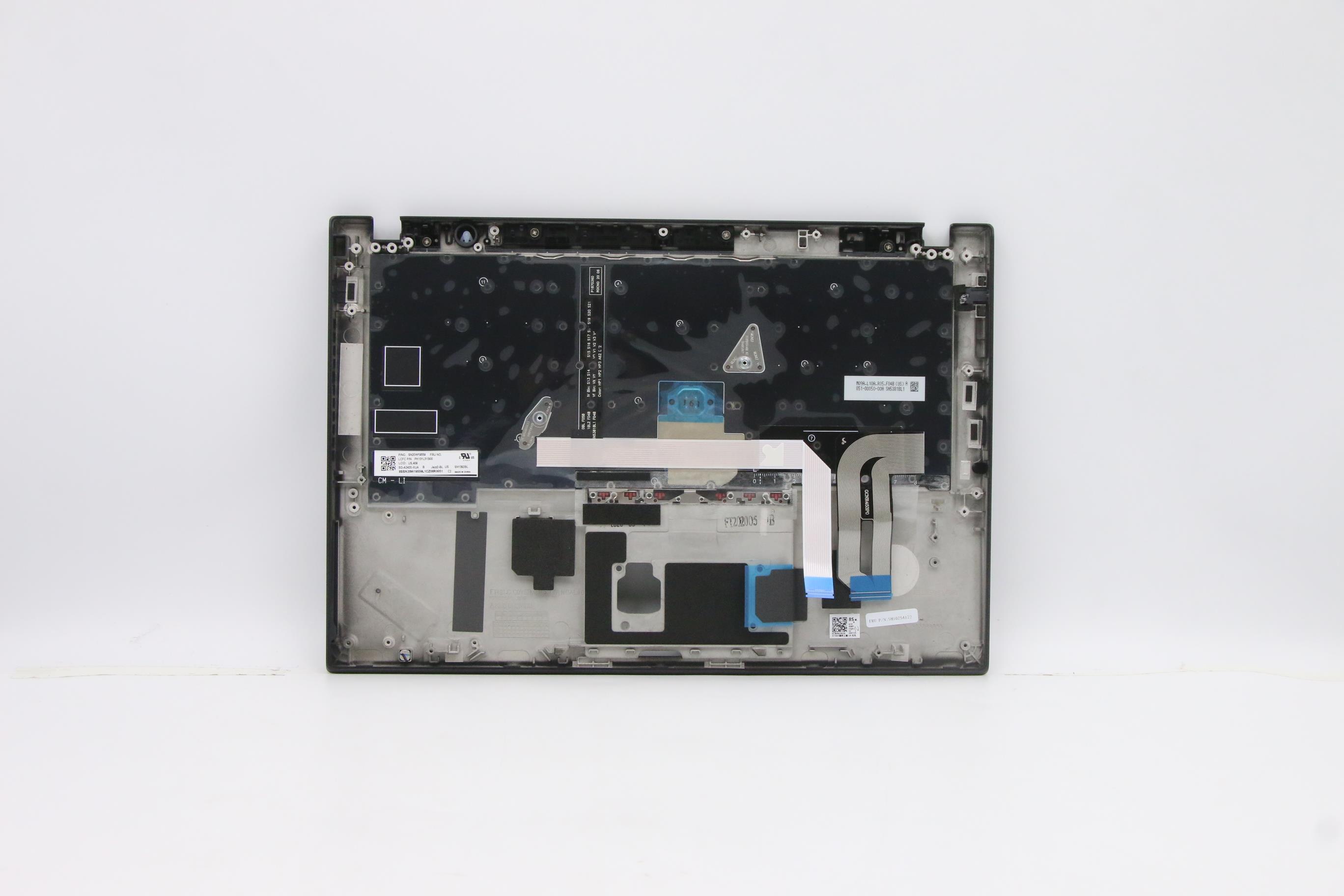 5M10Z54172 - Original Lenovo Jazz 2.0 AMD FRU MECH_ASM C-Cover ASM w/Backlit KBD ENG US (Liteon)Black