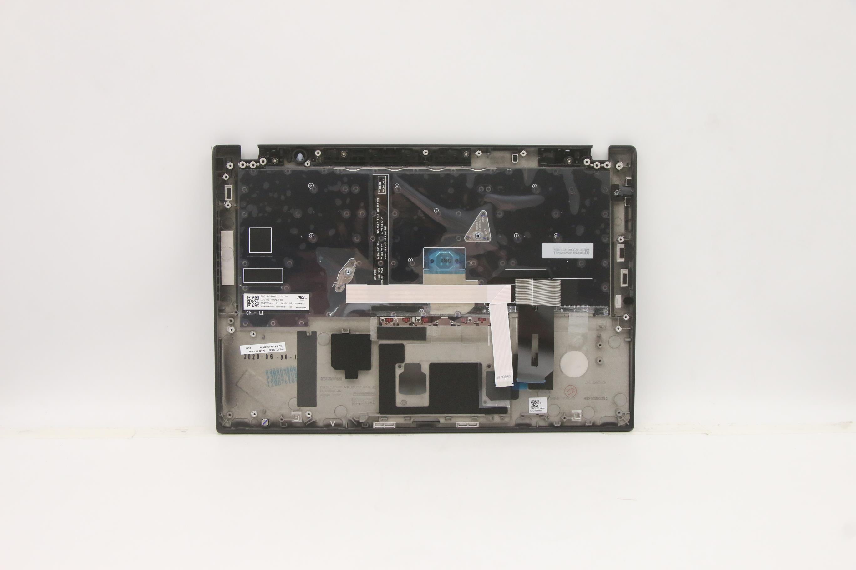 5M11A08626 - Original Lenovo Keyboard with Upper Cover (Palmrest), English, Black, Backlight