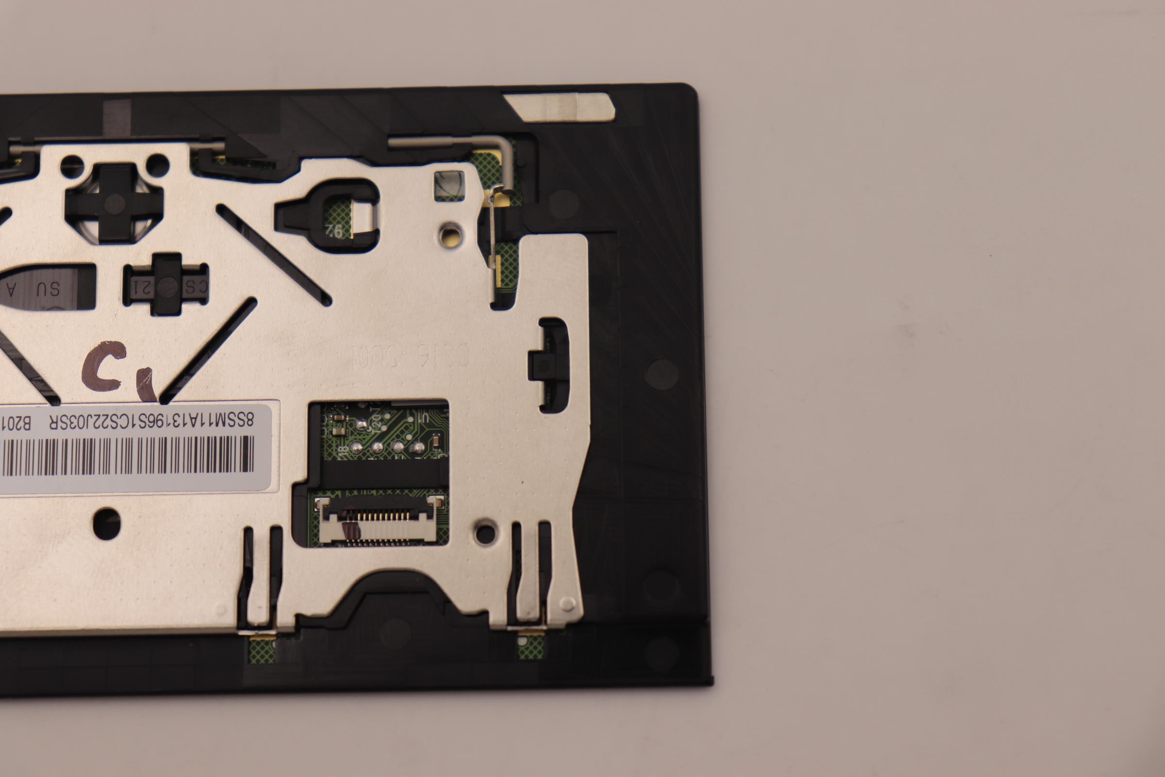 5M11A17772 - Original Lenovo FRU CS21 2BCP Extra Small Glass + Synaptics PCB, HHK Deep Black, NFC, SOVP&MP, Sunrex