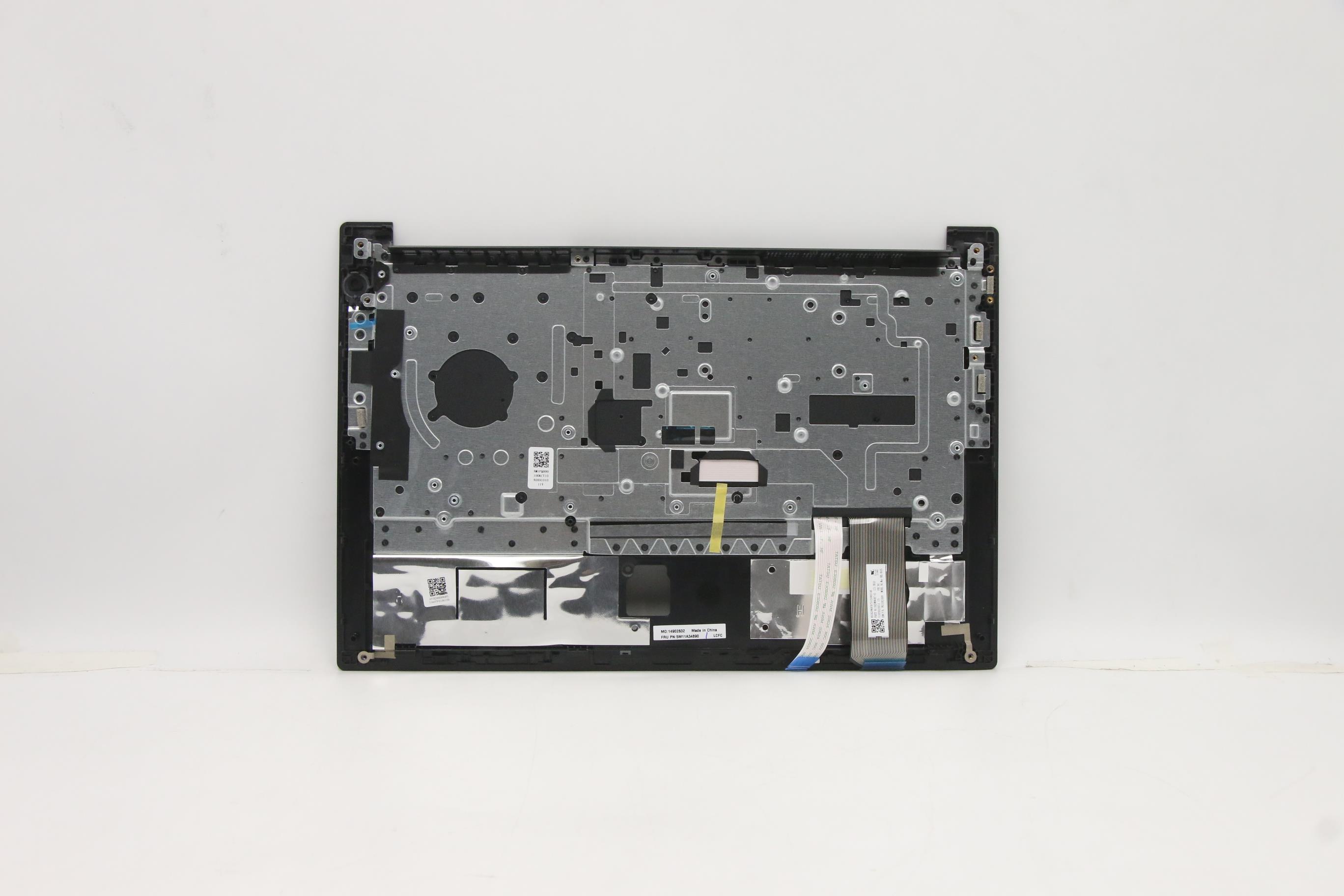 5M11A34890 - Original Lenovo Keyboard with Upper Cover (Palmrest), English, texture, Black