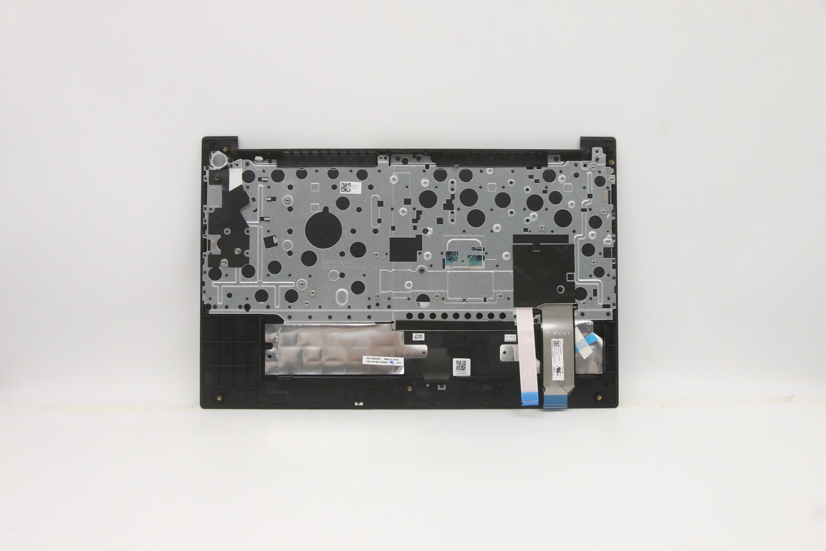 Lenovo Part  Original Lenovo Keyboard with Upper Cover (Palmrest), English, Painting, Fingerprint, Black