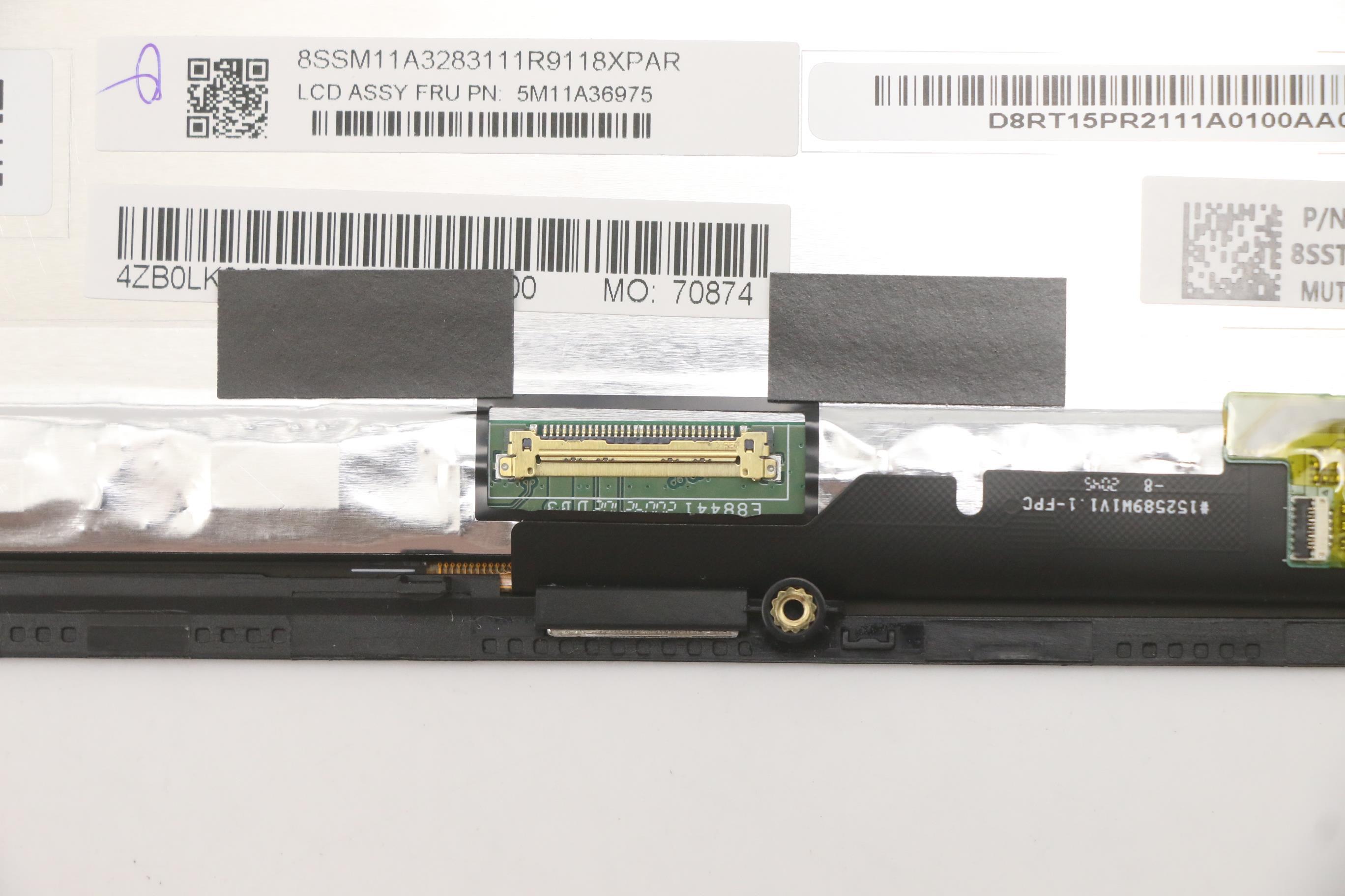 5M11A36975 - Original Lenovo LCD Module, 12.3", FHD+, Touch, Anti-Glare, IPS, 400nit, 100%sRGB, INX_B152589W1