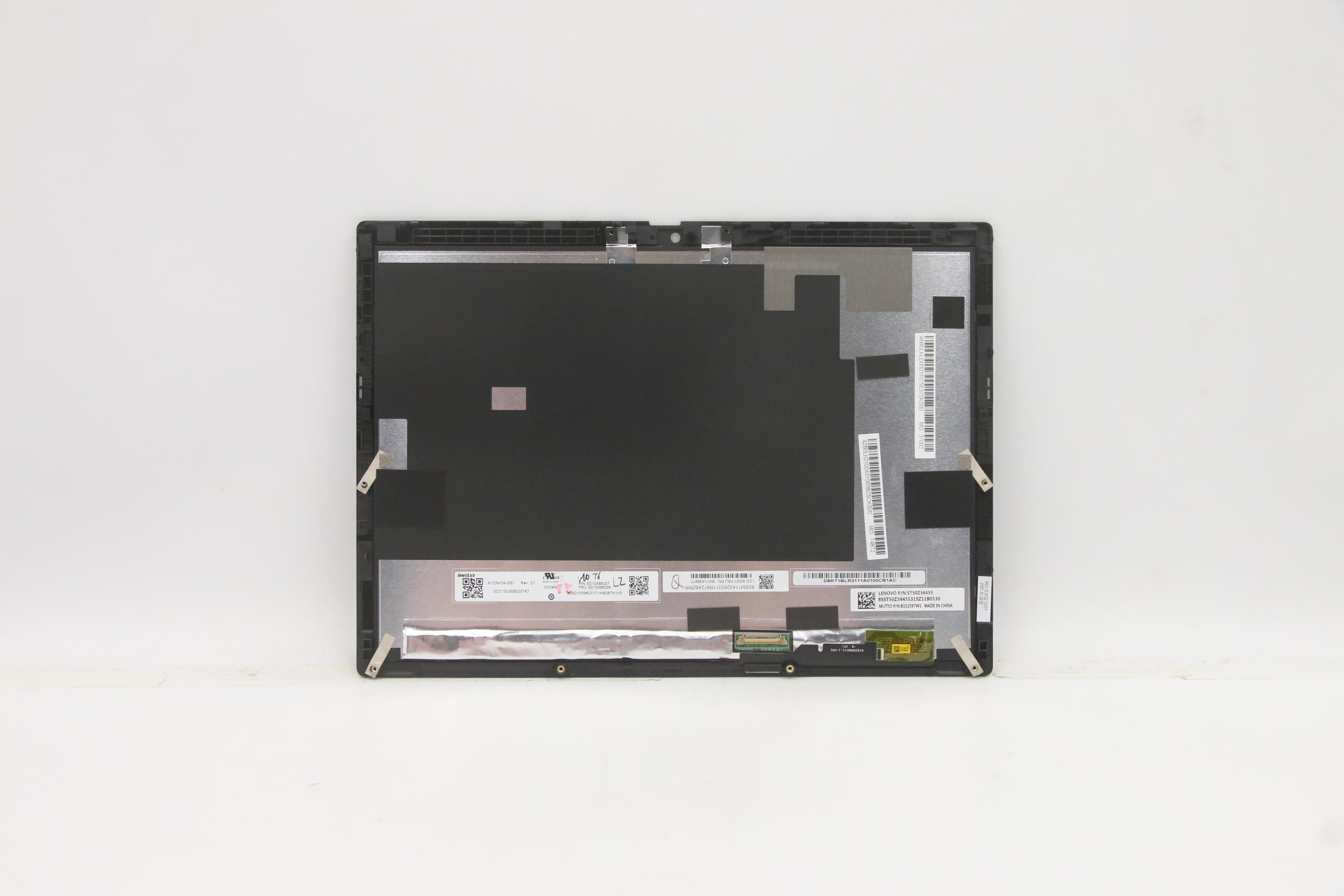 Lenovo Part  Original Lenovo LCD Assembly, 12.3", FHD+, Touch, Anti-Glare, IPS, 400nit, 100%sRGB, INX_B152597W1