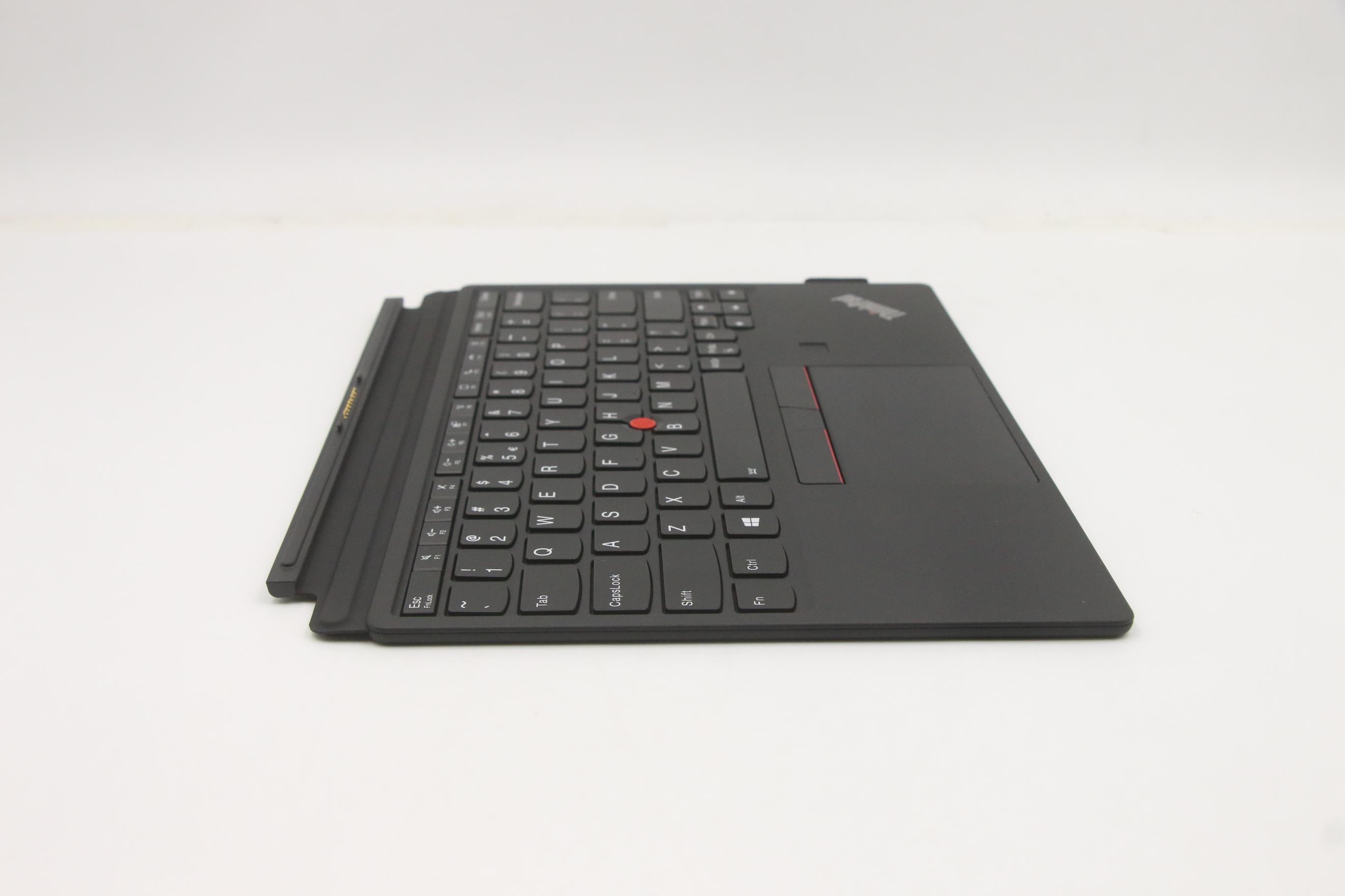 5M11A36992 - Original Lenovo Hera 1.0 INTEL FRU MECH_ASM Backlit Keyboard US English International with a Euro symbol, Fingerprint Reader, Black