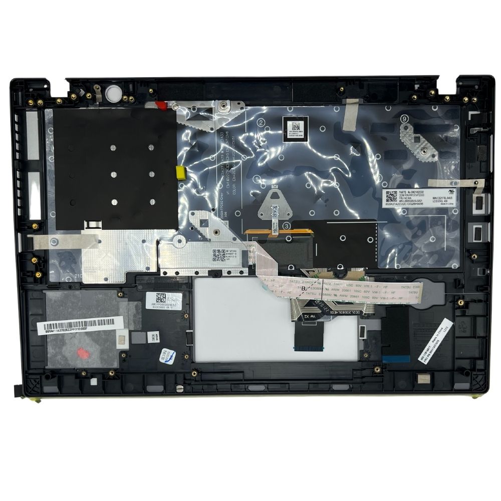 5M11A37828 - Original Lenovo Keyboard with Upper Cover (Palmrest), English, Grey, Backlight