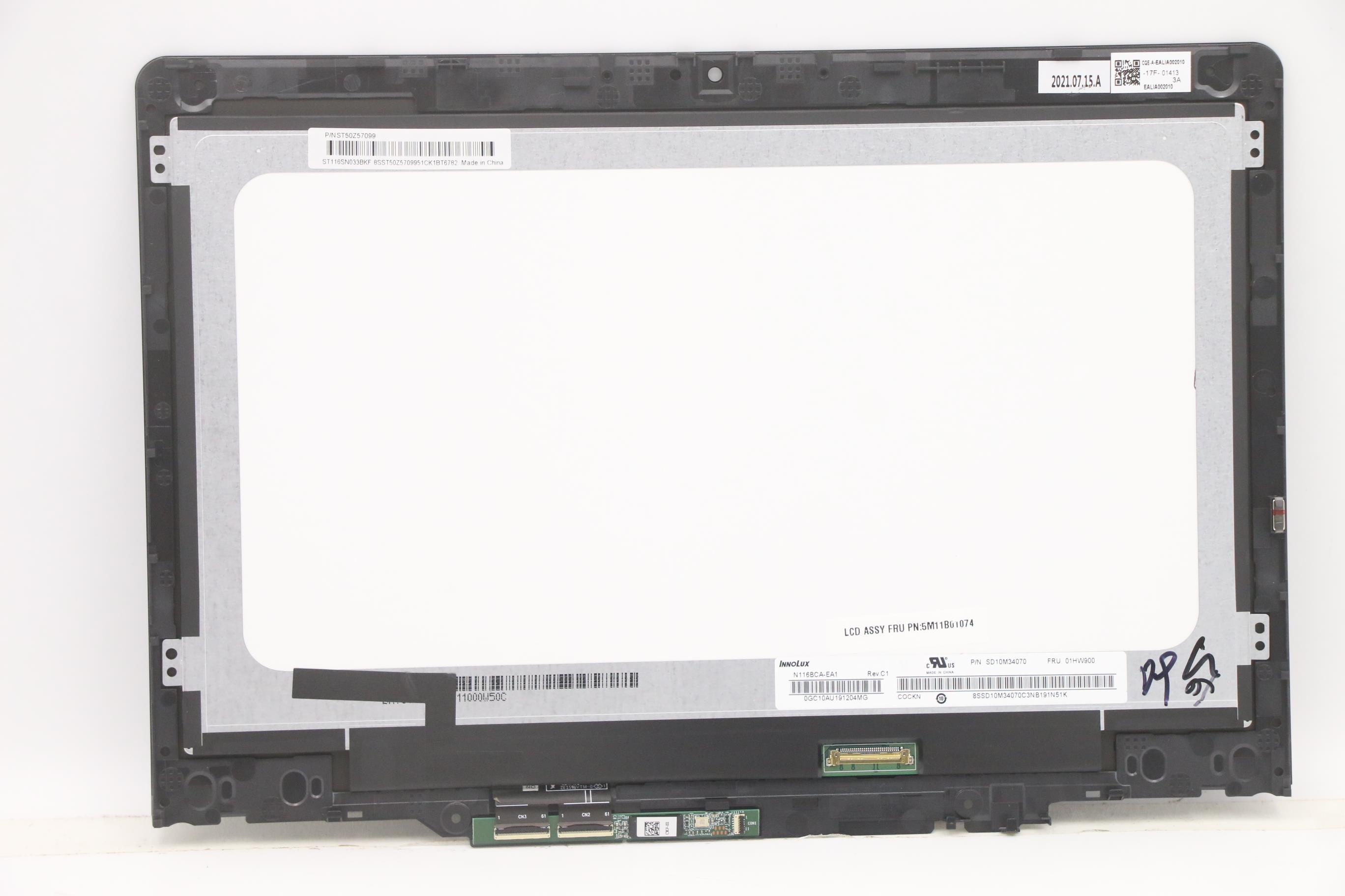 Lenovo Part  Original Lenovo LCD Screen Display, 11.6", HD, Touch, Anti-Glare, IPS, 250nit